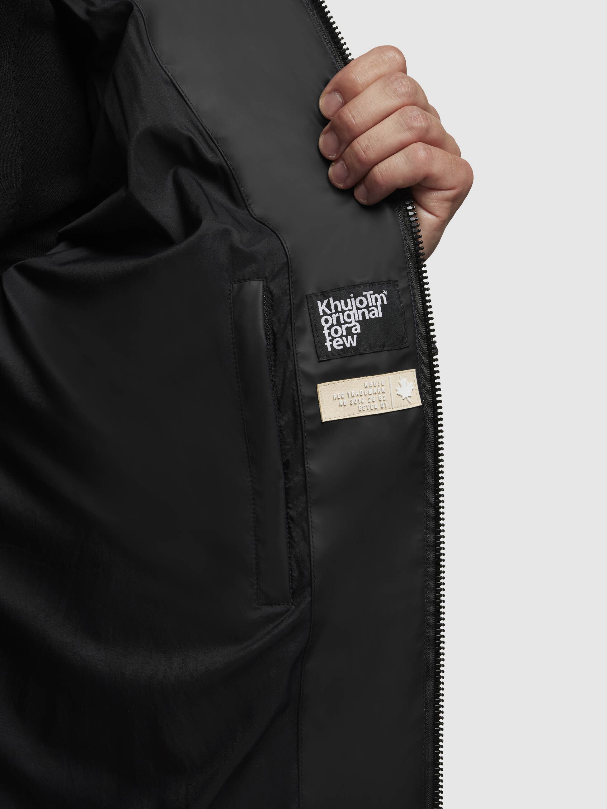 khujo-dover-jacke-schwarz-damen-h-ftlang-gesteppt image 8