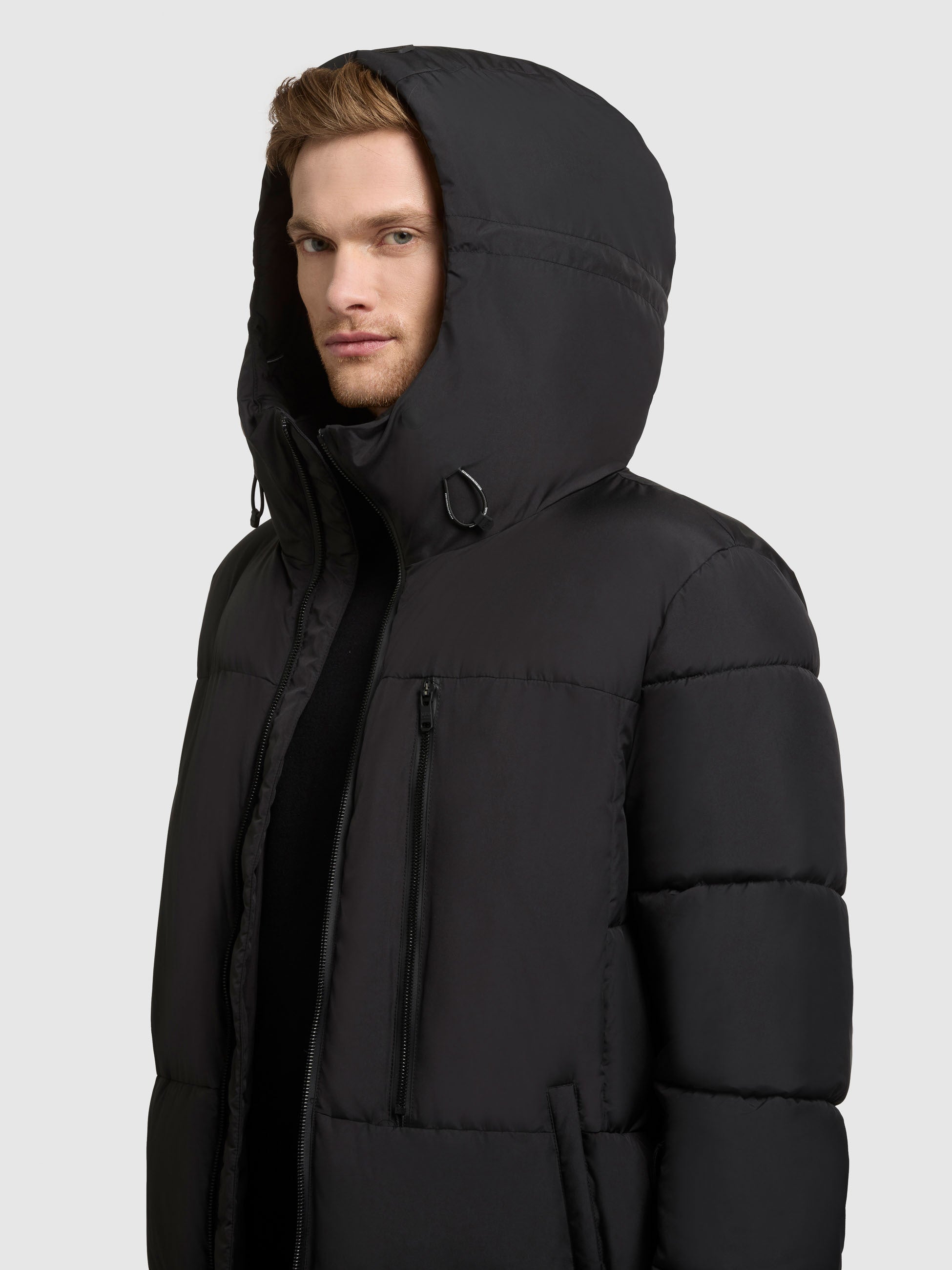 khujo-mantel-siram2-black-knielanger-steppmantel-im-loose-fit-mit-kapuze image 7