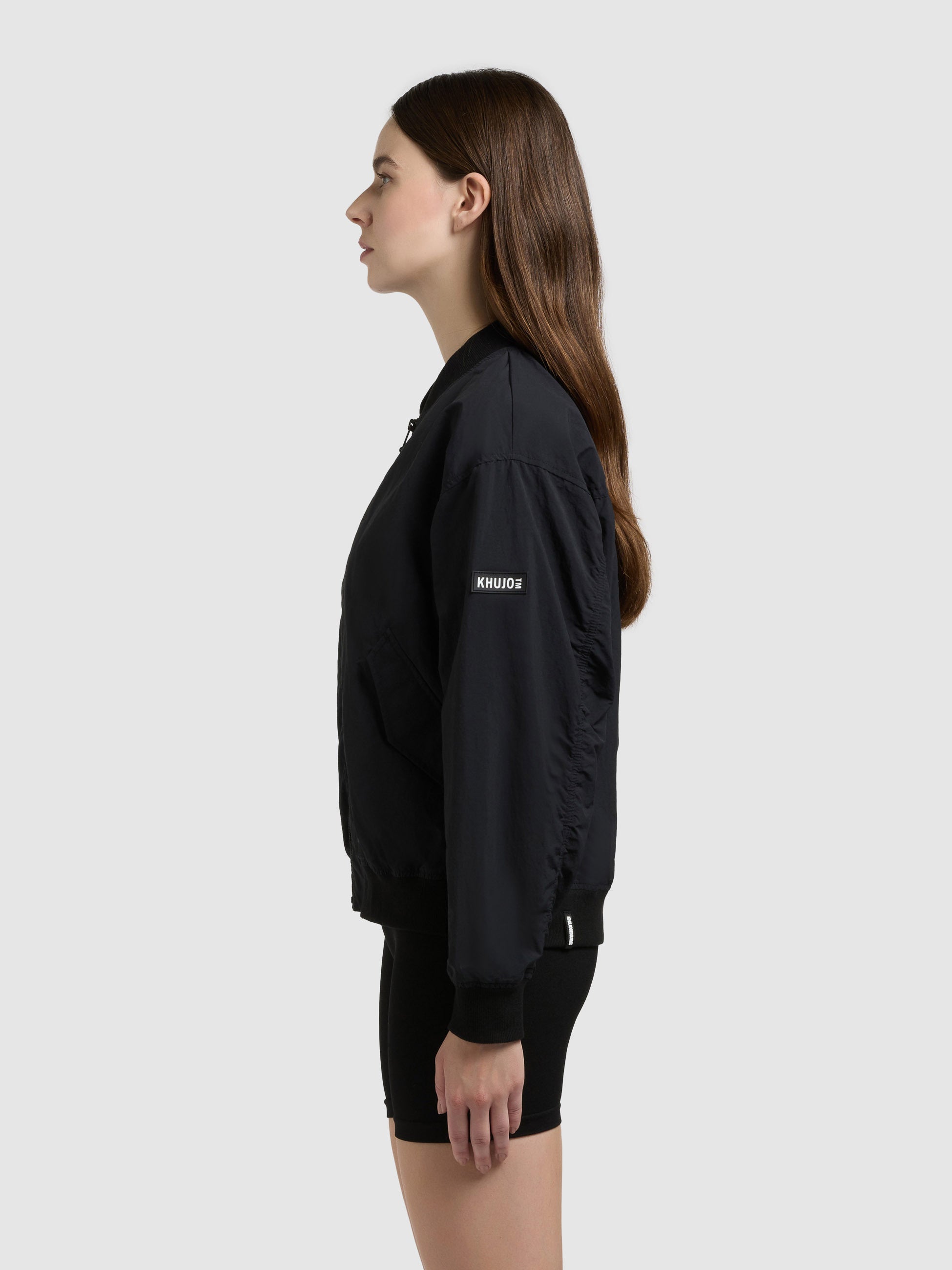 khujo-blouson-rylee-with-bag-damen-sommerjacke-black-leichte-bomberjacke image 5