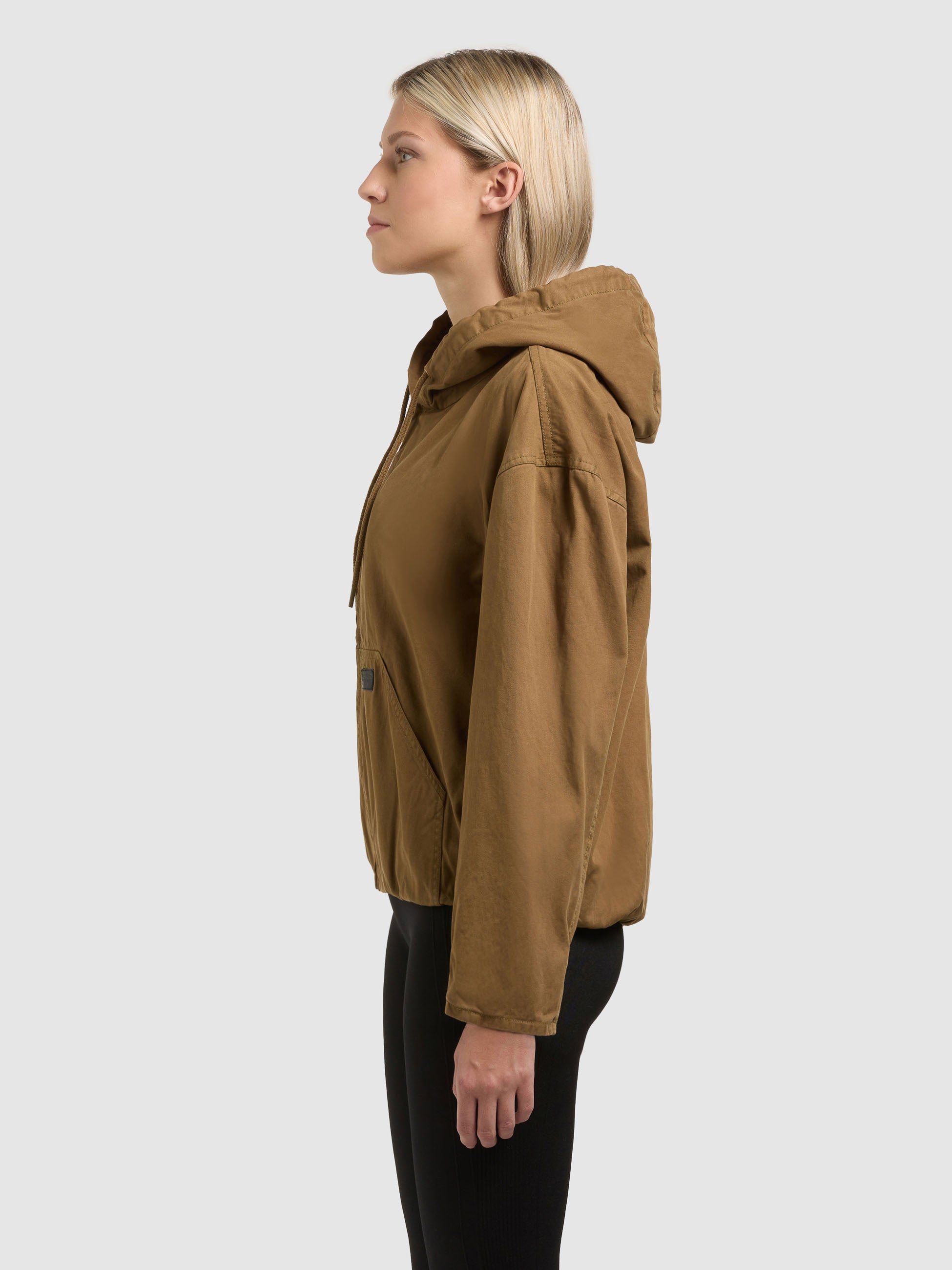 khujo-judy-damen-blousonjacke-canary-green-hoodie-jacke-aus-baumwoll-twill image 5