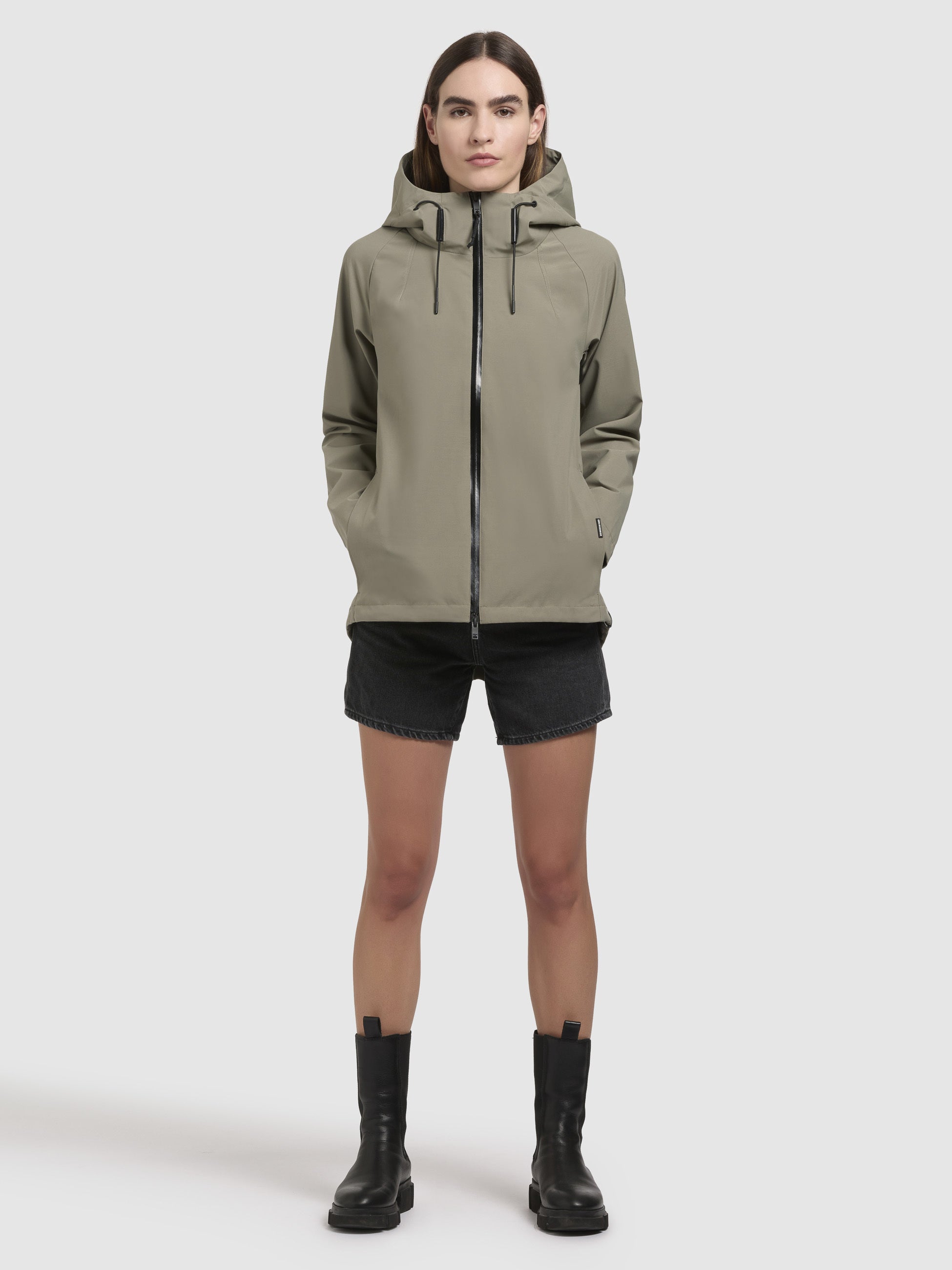 khujo-jacke-woom-graugr-n-regenjacke-f-r-damen image 6