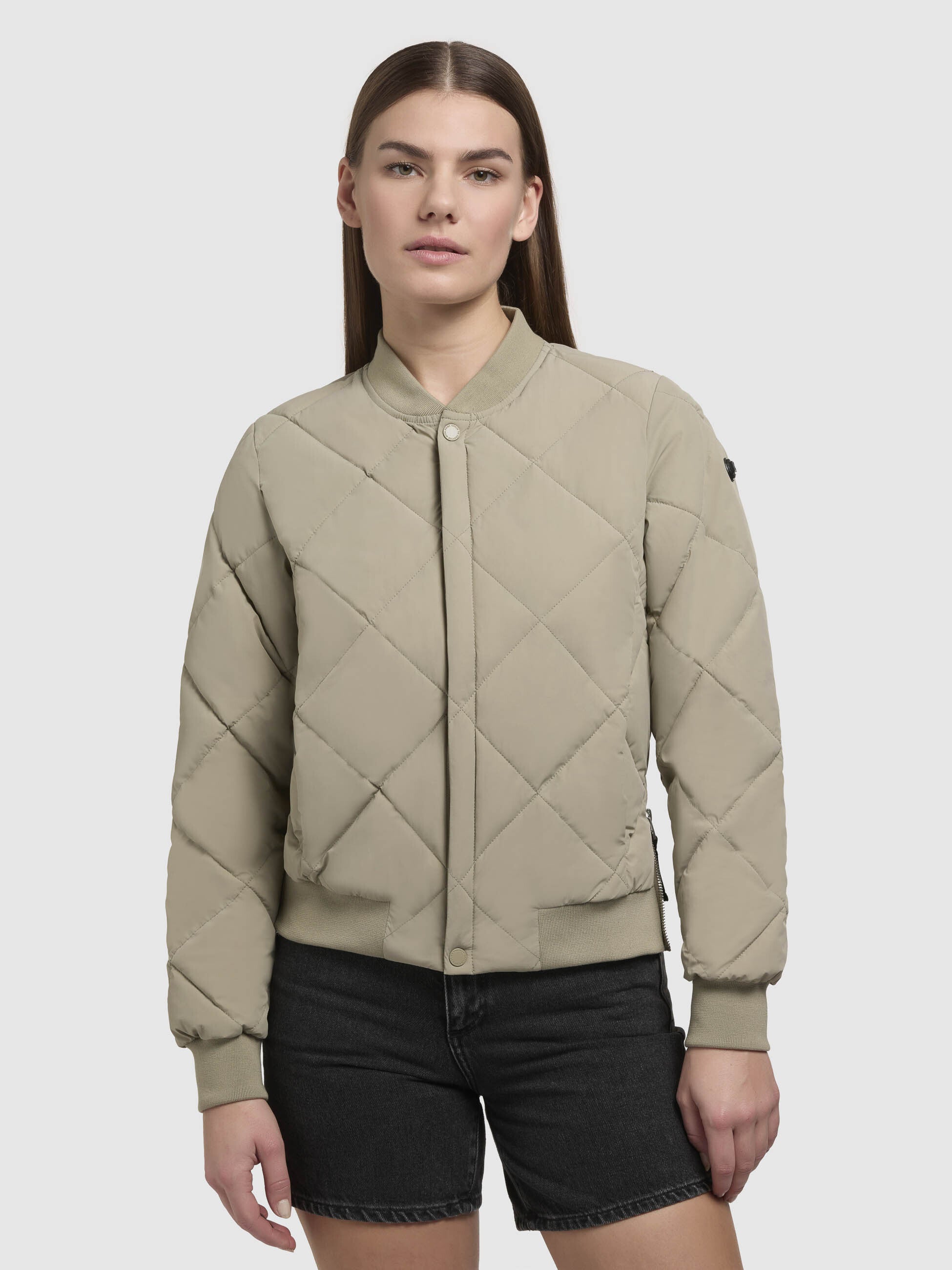 khujo-jacke-ange-damen-bomber-steppjacke-kurz-blassgr-n image 7