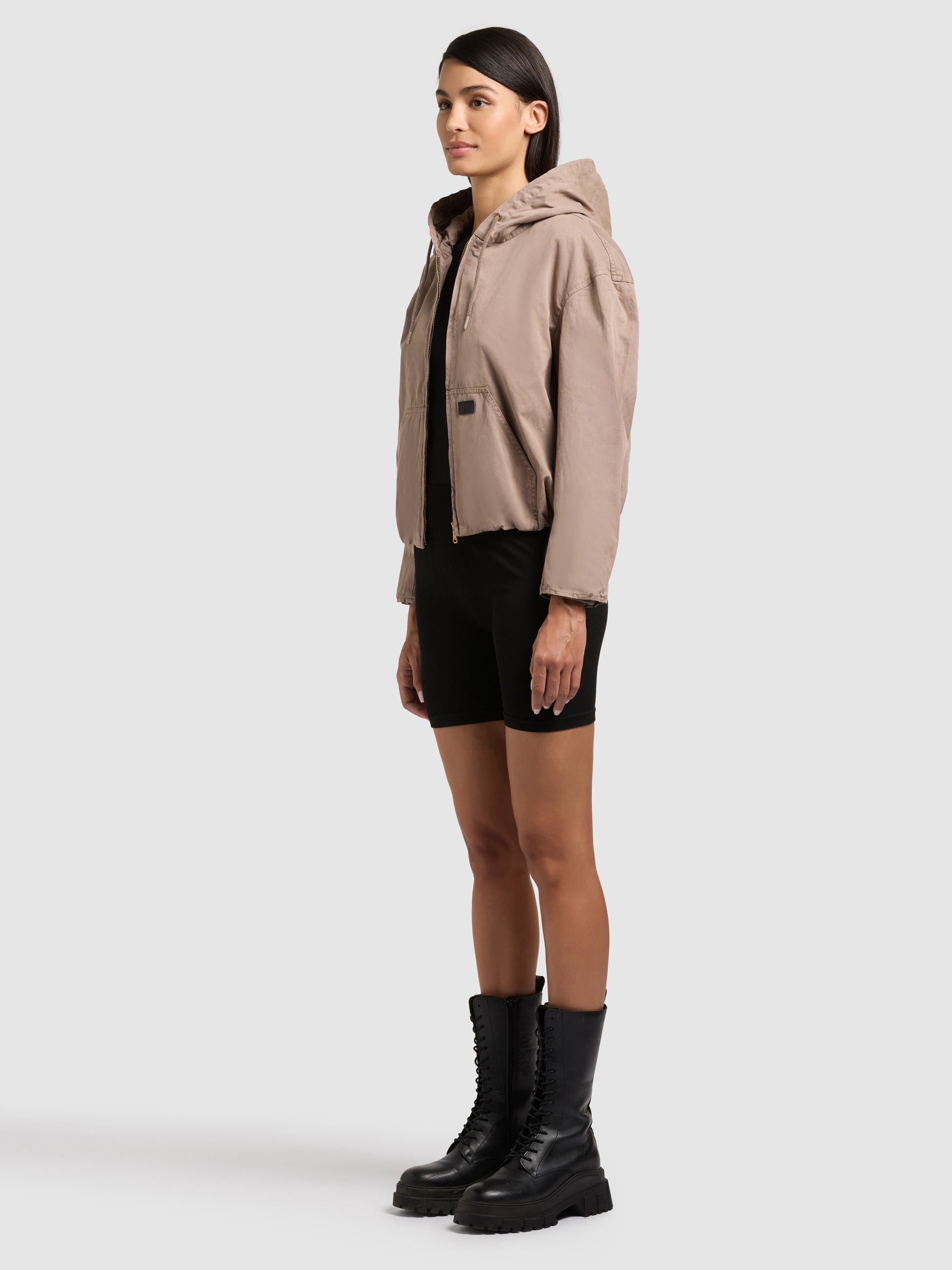khujo-judy-damen-blousonjacke-latte-brown image 2