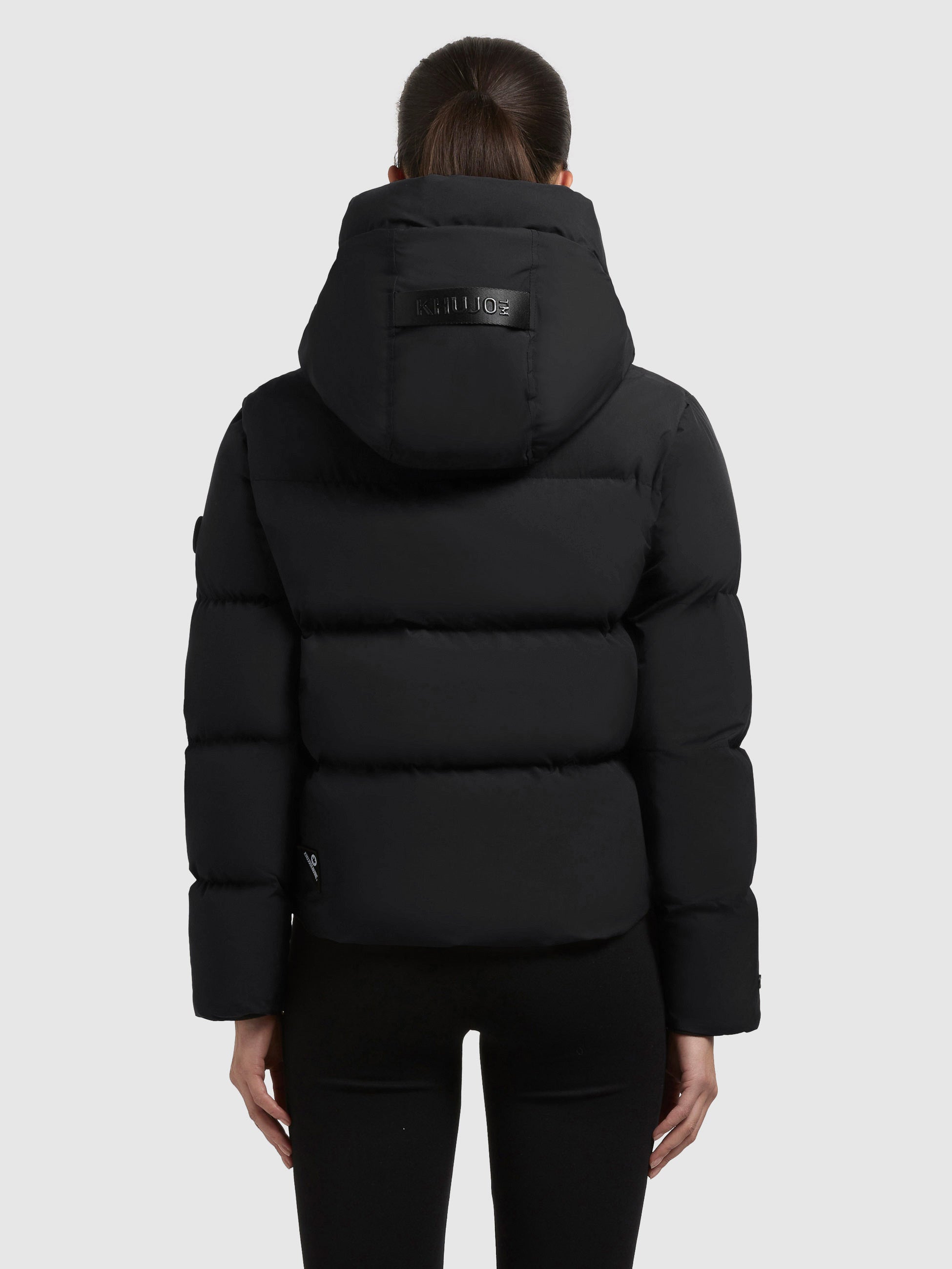 khujo-enits-steppjacke-matt-black-ultraleichte-damen-winterjacke-mit-kapuze image 3