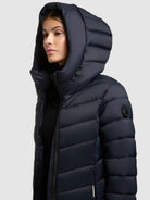 khujo-coat-odana4-midnight-blue-knielanger-steppmantel image 7