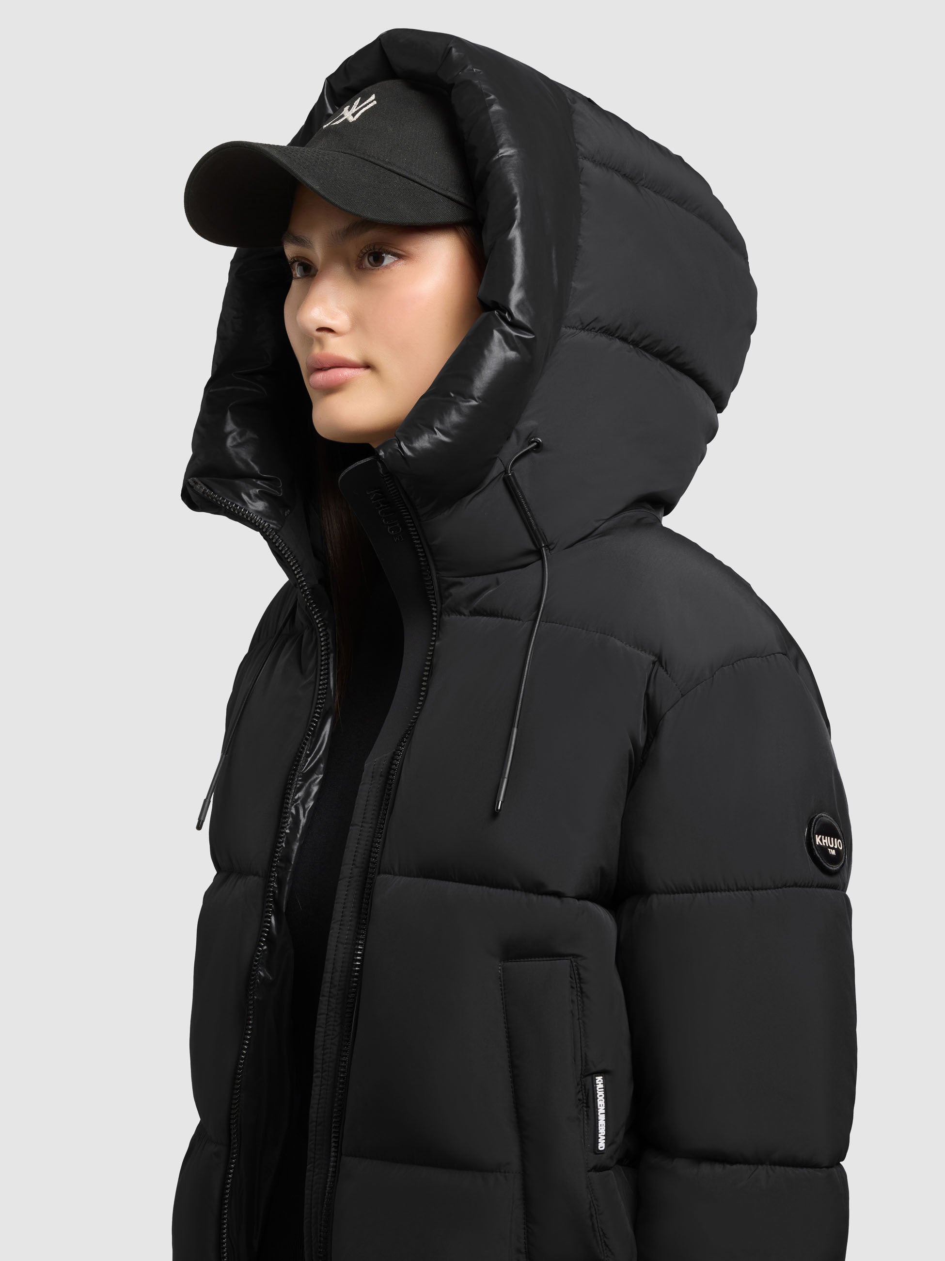 khujo-jacke-kali-black-damen-steppjacke-loose-fit image 7