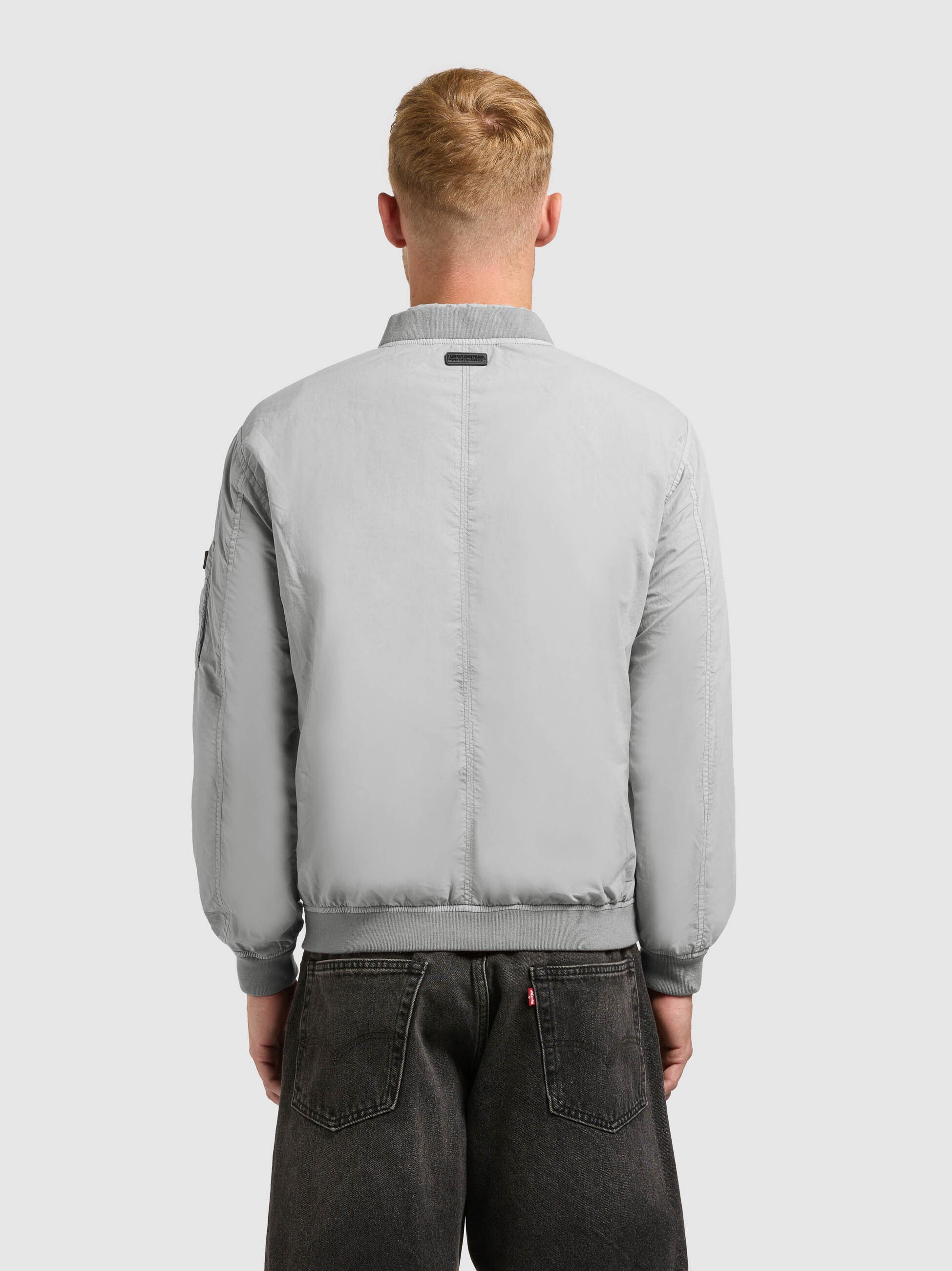 khujo-jacke-ibe-cloud-green-leichte-blousonjacke-garment-dye image 3
