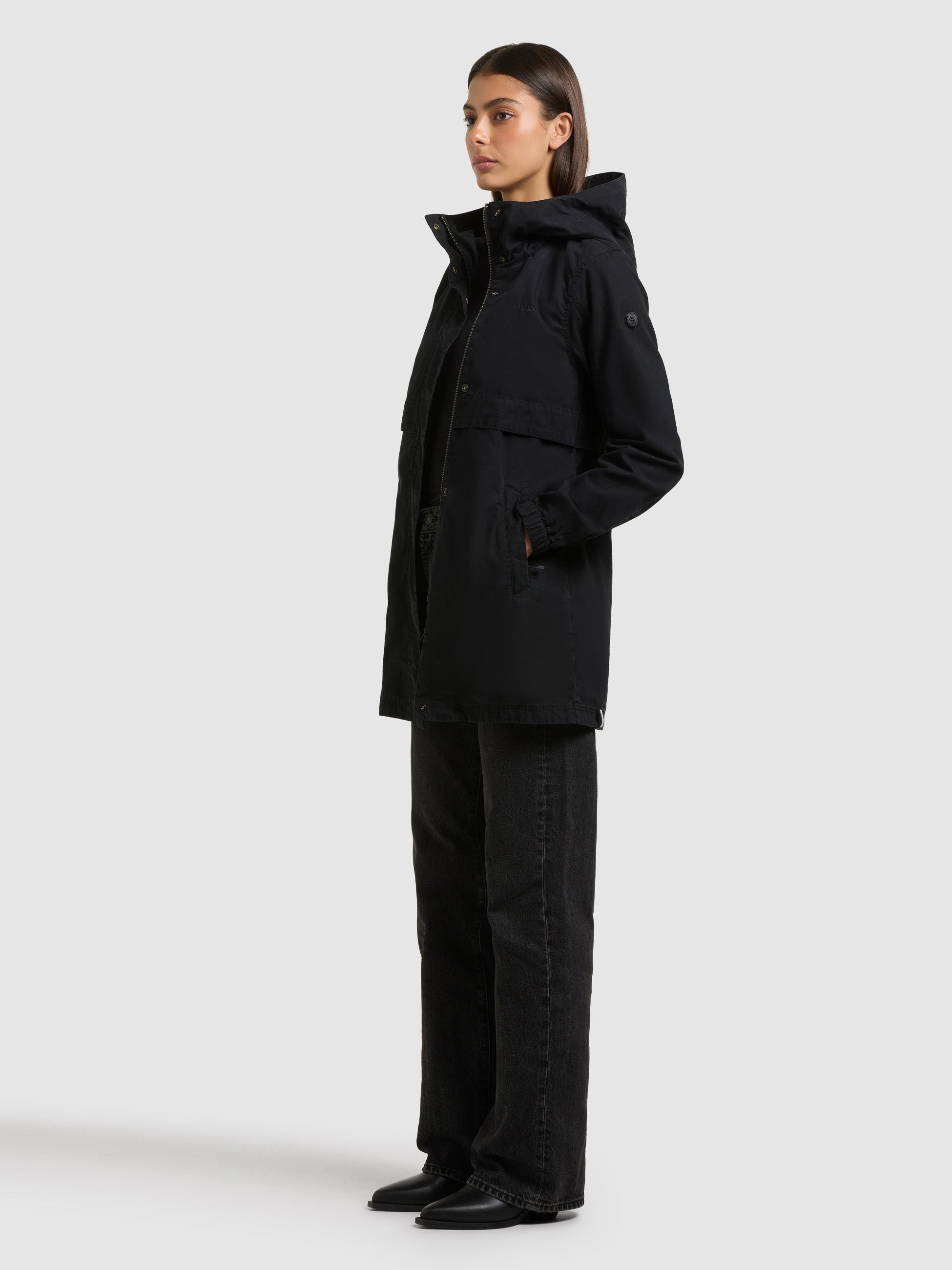 khujo-brava-kapuzenjacke-black-black-slim-fit-sommerjacke image 6