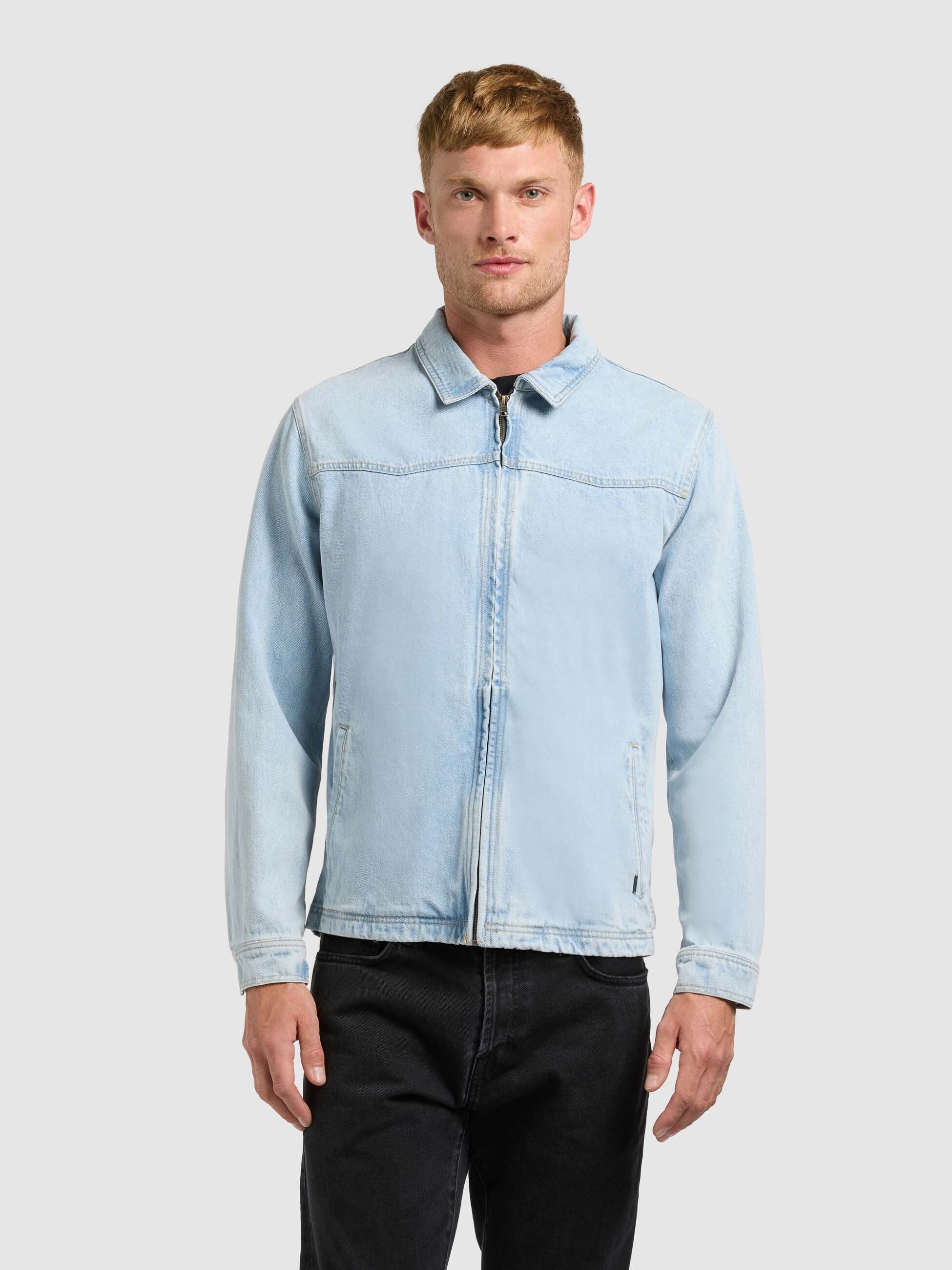 khujo-jacke-reilly-light-blue-jeansjacke-regular-fit image 4