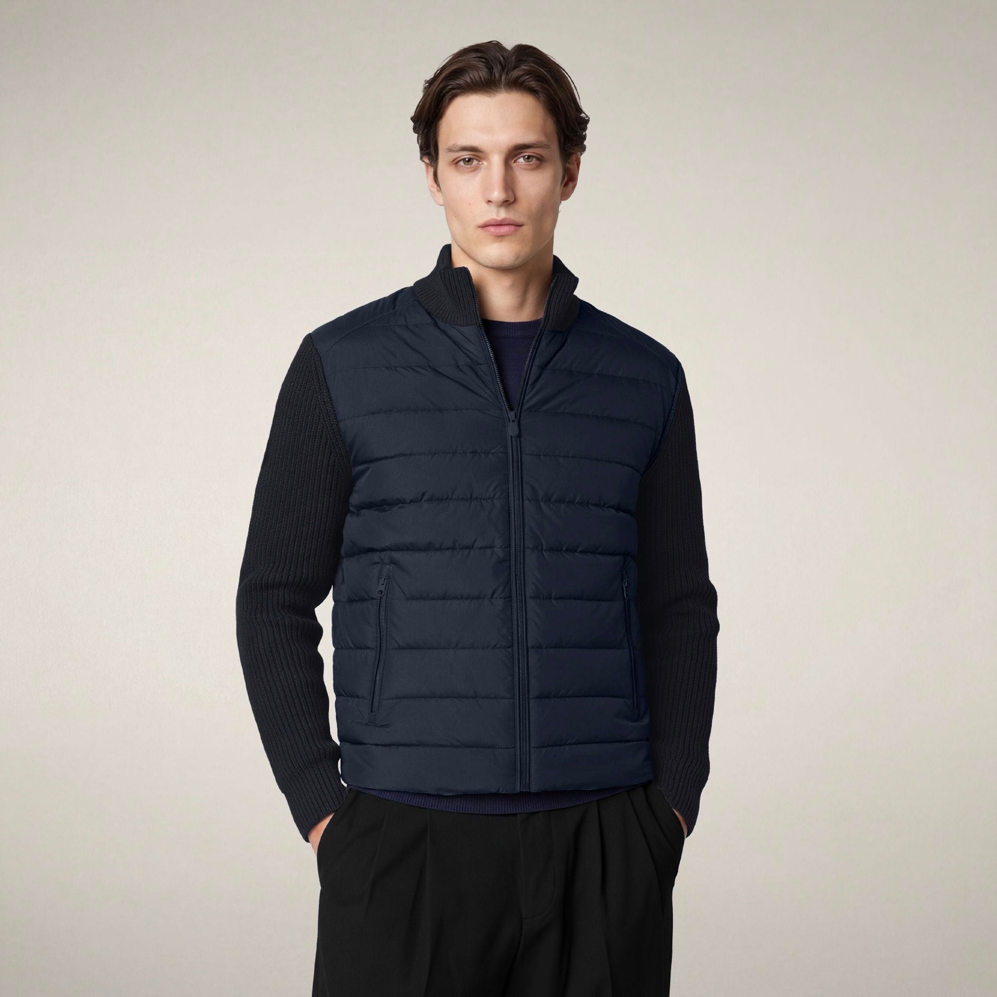 save-the-duck-sedum-herren-hybrid-jacke-blau-schwarz image 5