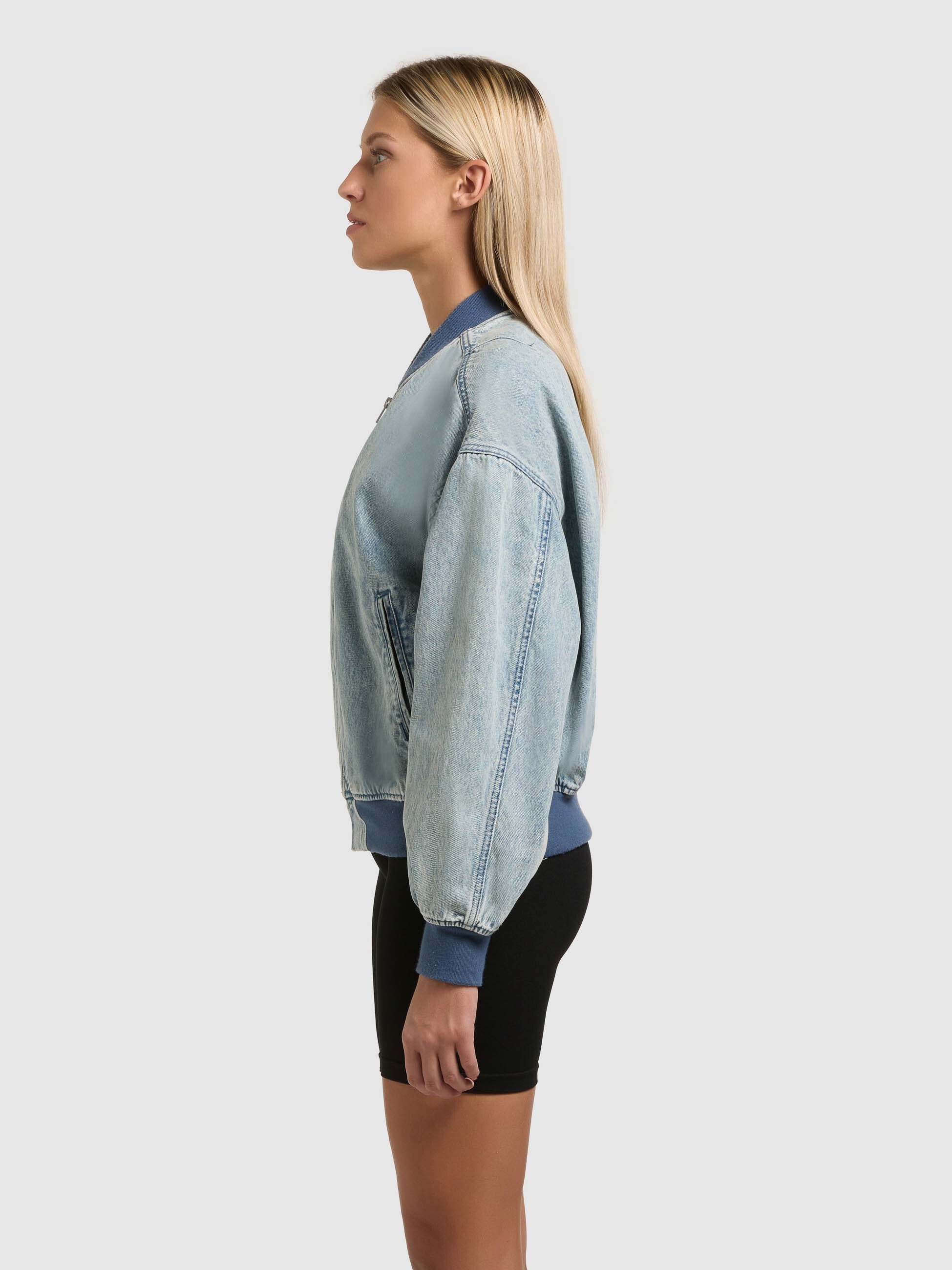 khujo-jacke-clara-light-blue-jeansjacke-blouson image 5
