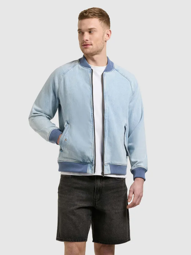khujo-jeansjacke-cahill-light-blue-blouson-aus-baumwoll-denim image 1