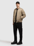 khujo-adon-damen-bomberjacke-beige-h-ftlange-bergangsjacke image 6