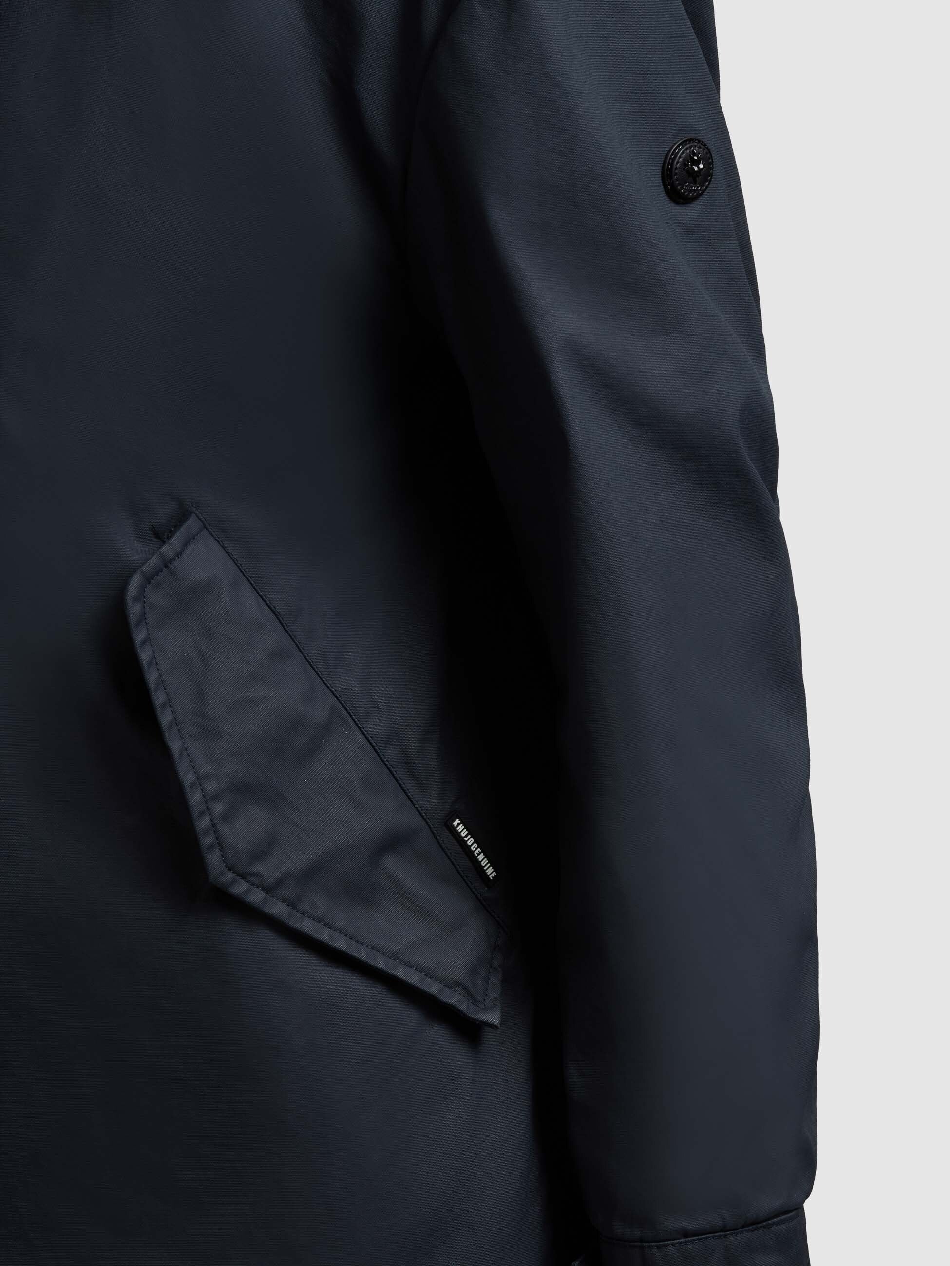 khujo-mantel-nele-parka-aus-gewachster-baumwolle-oxford-blue image 8