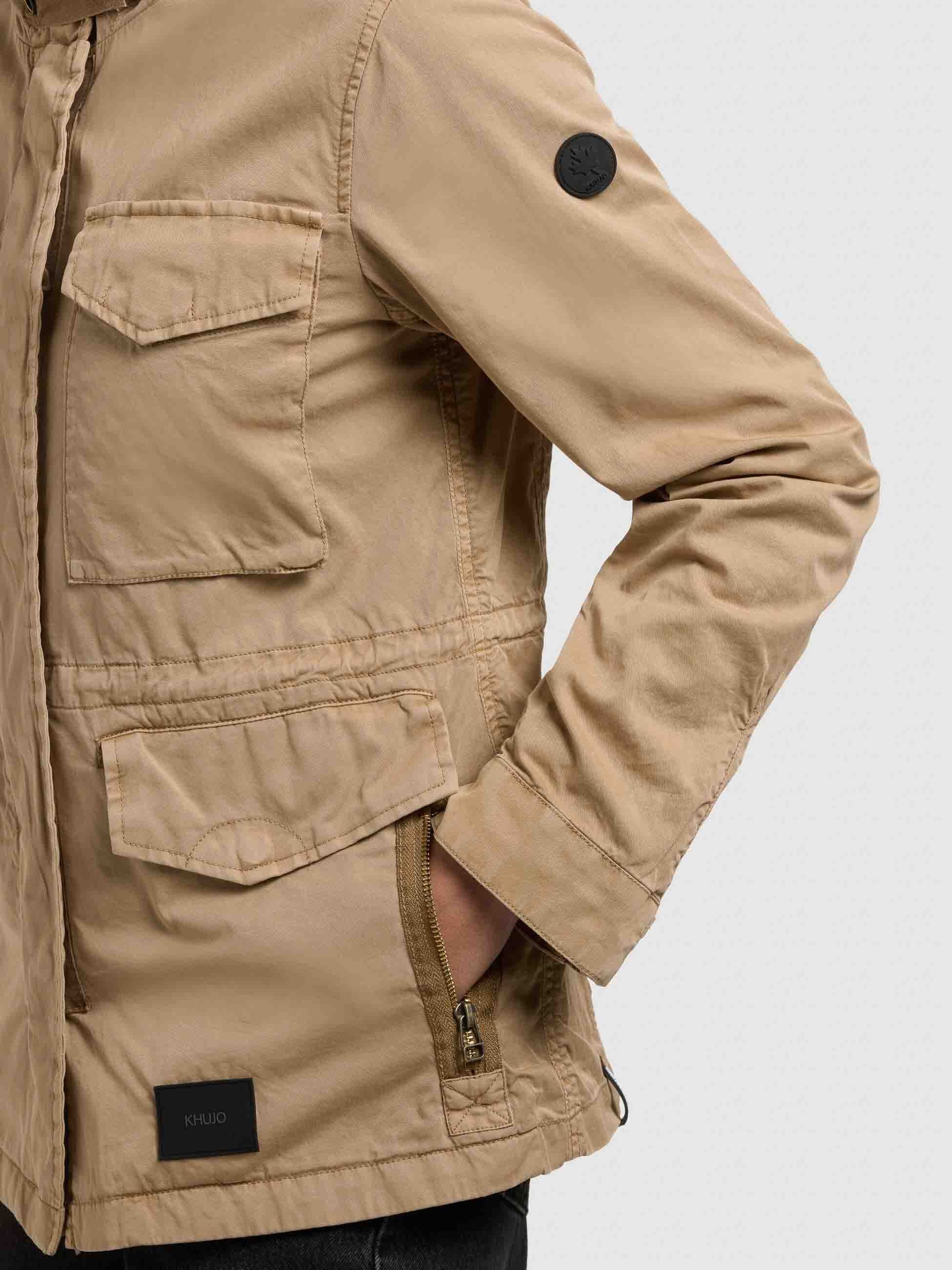 khujo-fieldjacke-nori-dark-beige-damen-cargojacke-aus-baumwoll-twill image 8