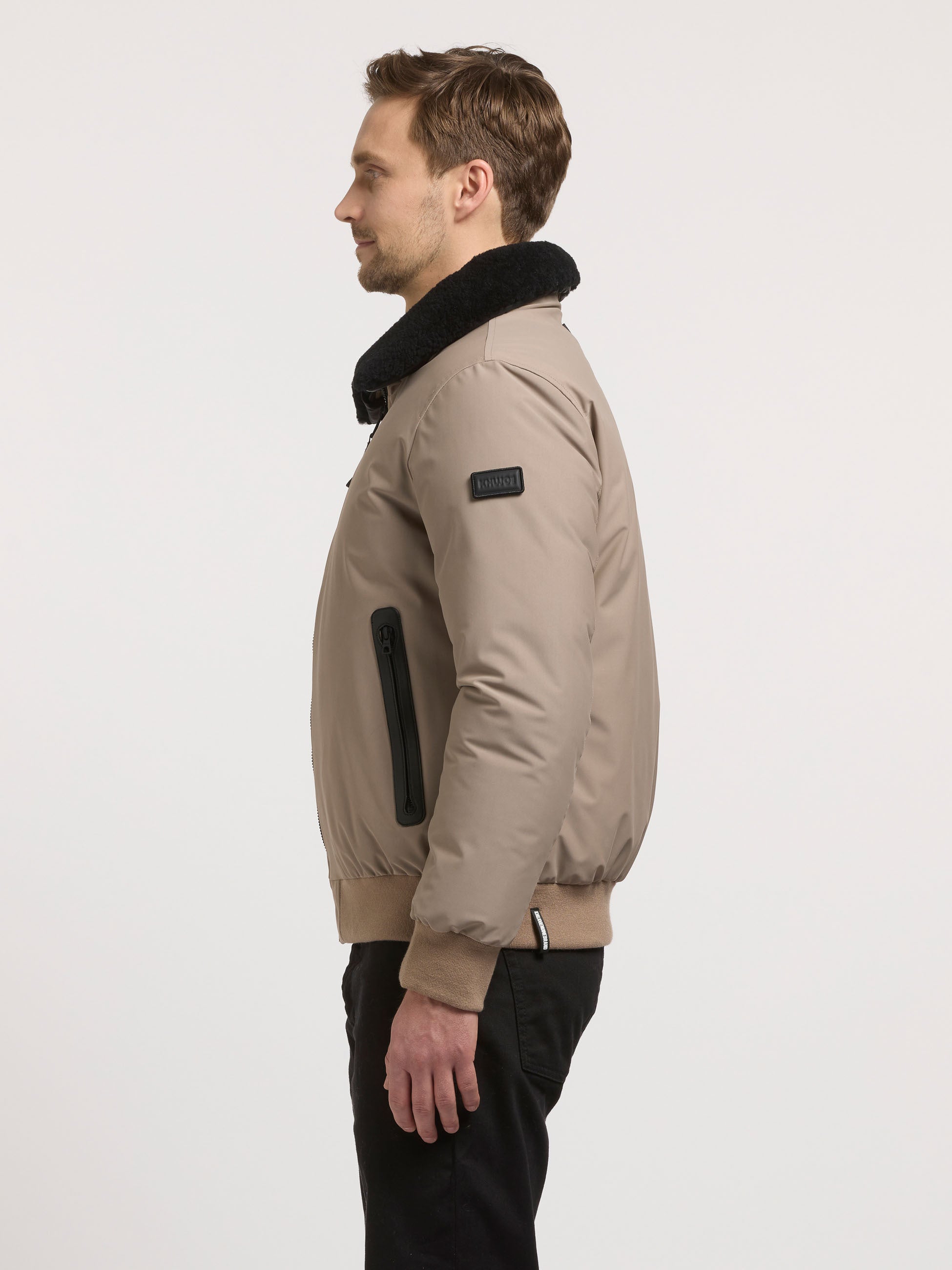 khujo-jacke-ginster-greige-blouson-fliegerjacke-damen image 5