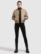 khujo-jacket-kasia-bomber-beige-bomberjacke-winter-damen image 2