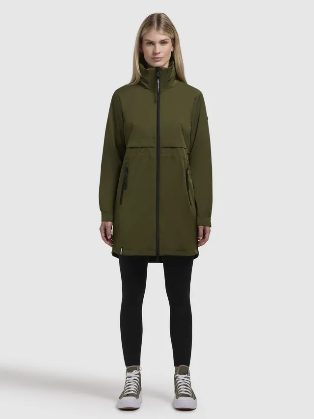 khujo-mantel-narin-olivgr-n-sommerparka-regular-fit-damen image 1