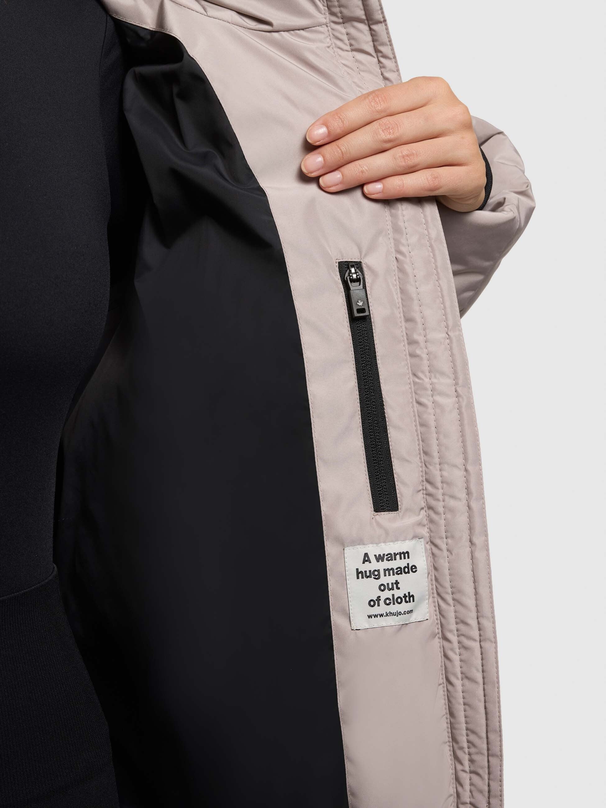khujo-audrey-matt-jacke-damen-dusty-beige-h-ftlang-wattiert image 8