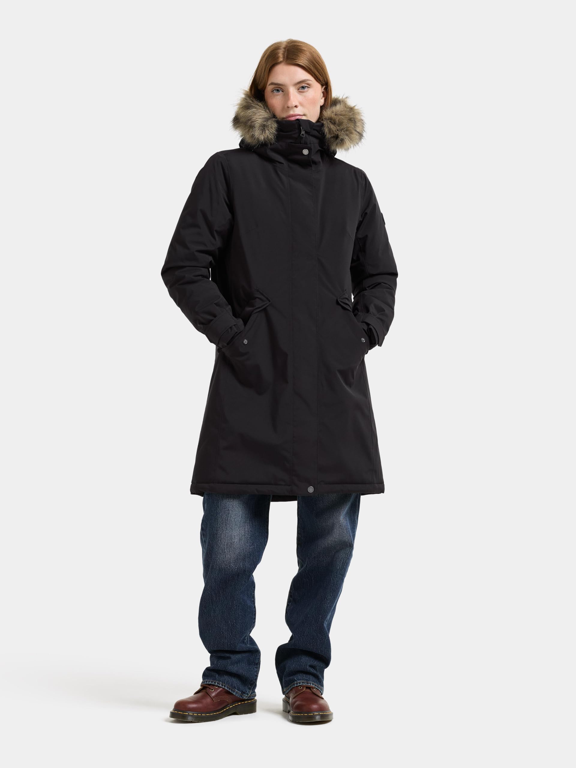 didriksons-erna-parka-damen-gef-ttert-wasserdicht-mit-kunstpelz image 2