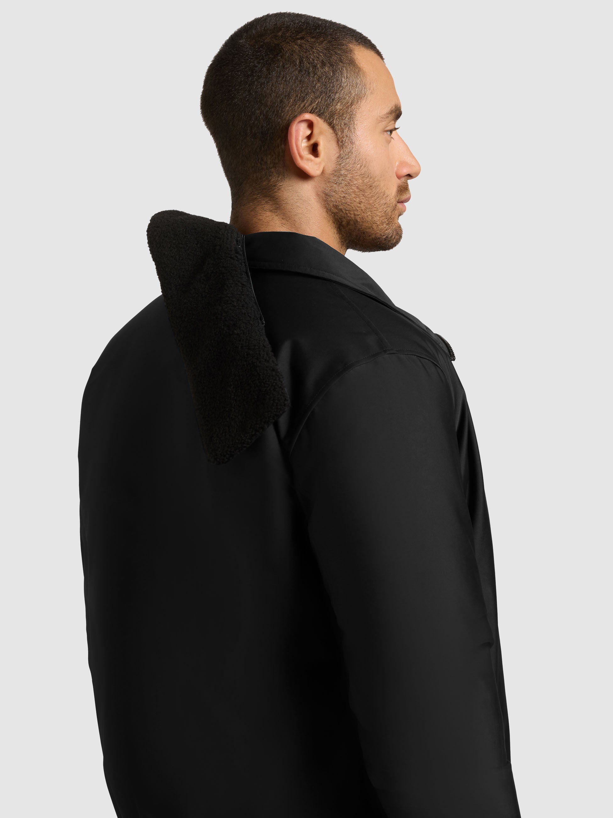 khujo-jacke-ginster-black-herren-blouson-fliegerjacke-mit-teddyfleece image 7