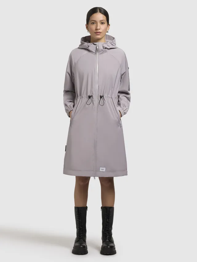 khujo-mantel-tuuli-graulila-damen-kurzmantel-windbreaker image 1