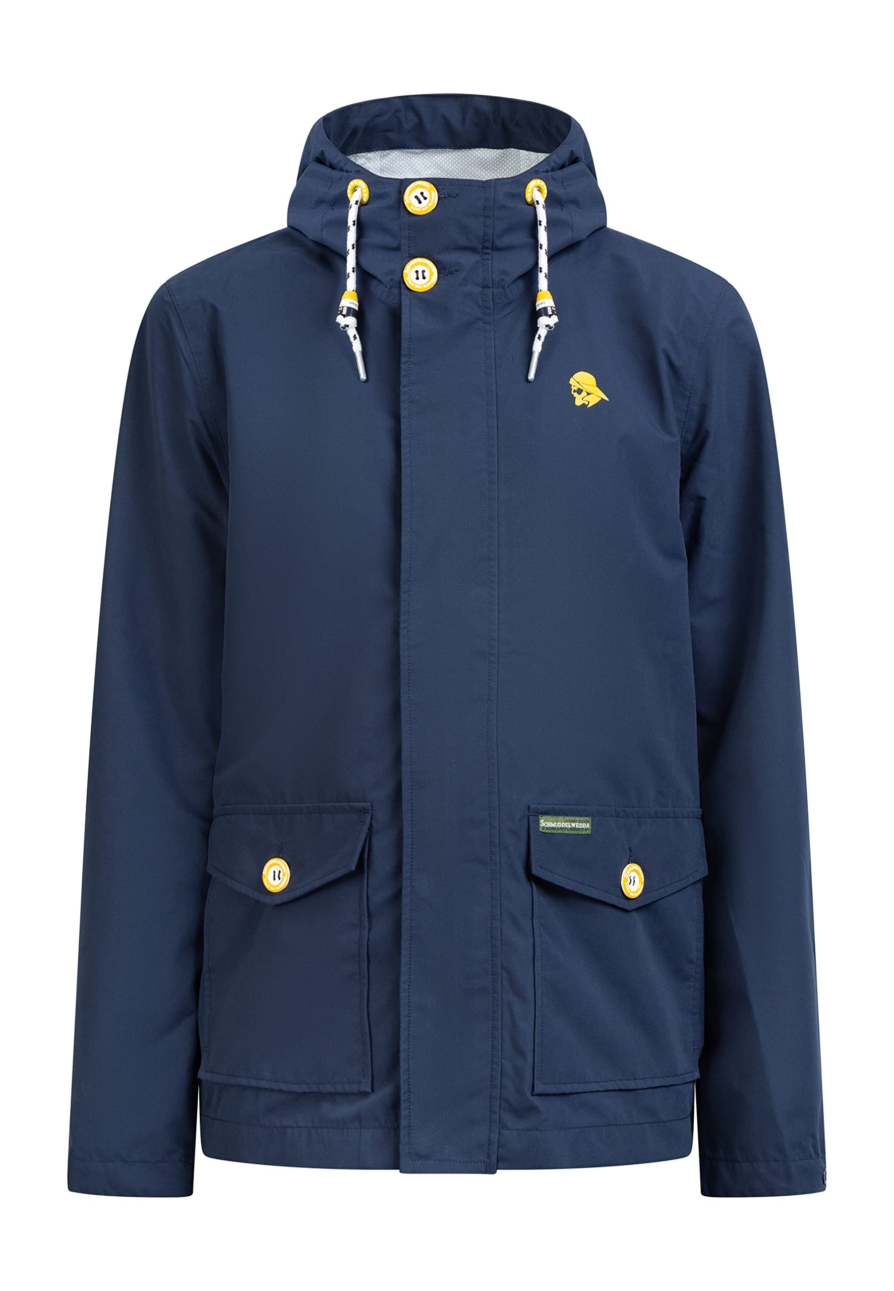 schmuddelwedda-herren-regenjacke-aus-recyceltem-material-wetterfeste-outdoorjack image 1