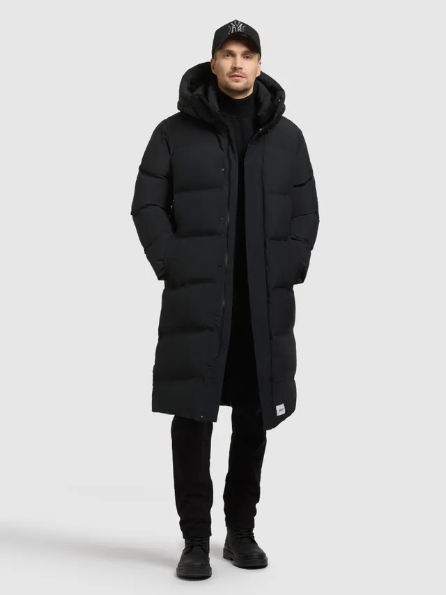 khujo-mantel-stig-obrage-grey-damen-steppmantel-knielang image 1