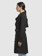 khujo-erine-damen-mantel-trenchcoat-black image 5