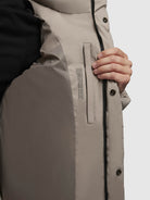 khujo-jacke-dungh-matt-graubeige-steppjacke-warm-wattiert-damen image 8