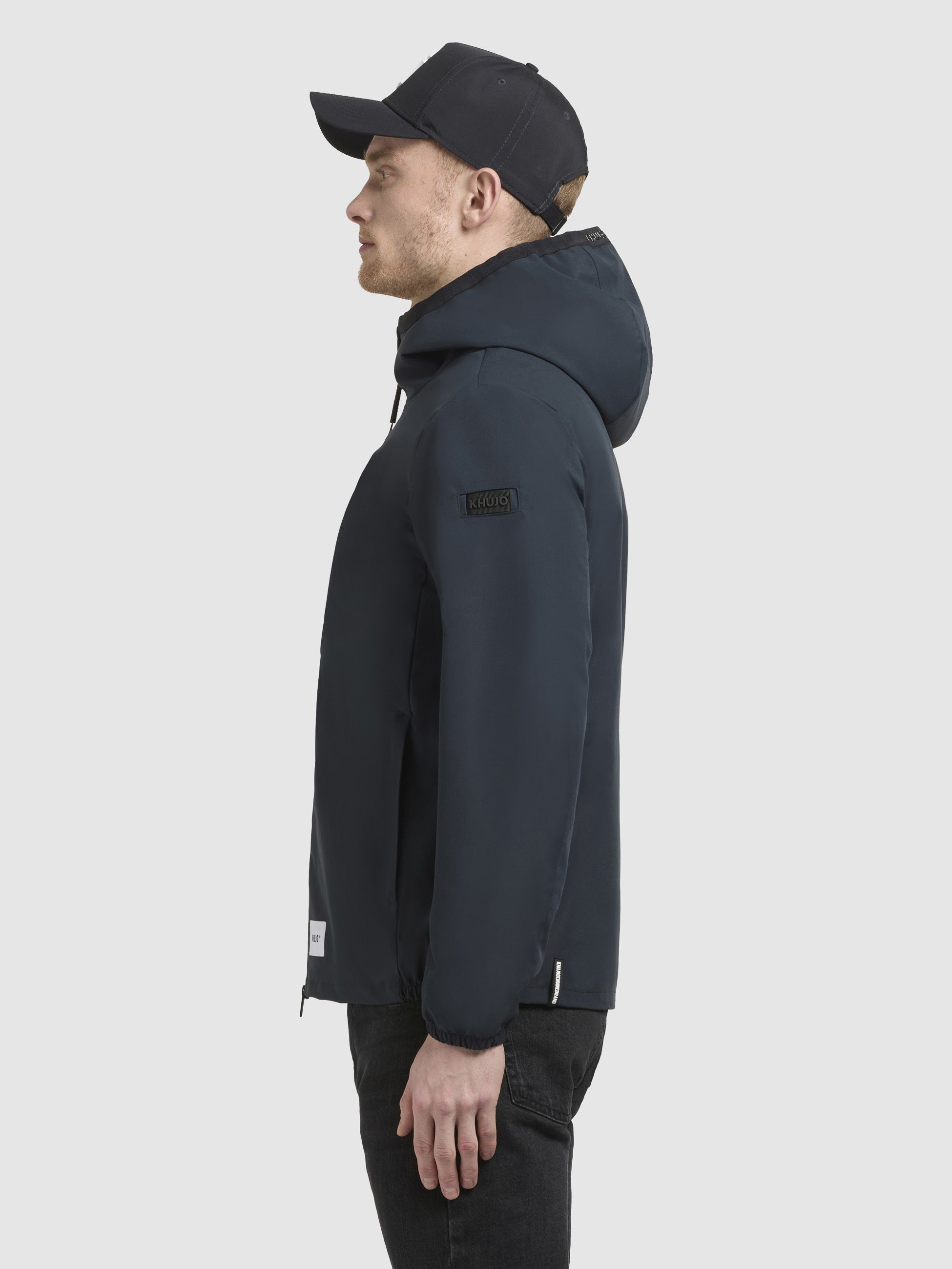 khujo-jacke-hamza-dunkelblau-basic-kapuzenjacke-regular-fit image 5