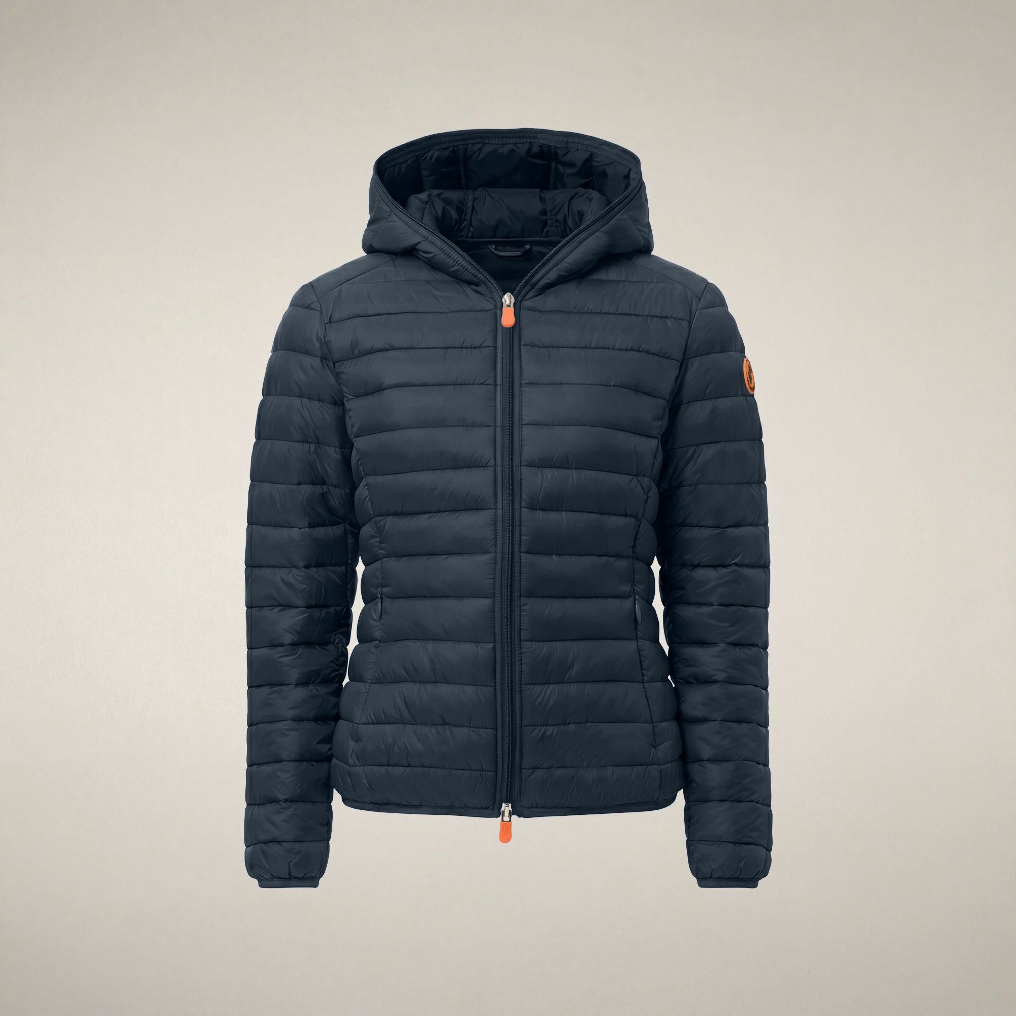 save-the-duck-daisy-damen-daunenjacke-blau-schwarz-mit-kapuze image 3