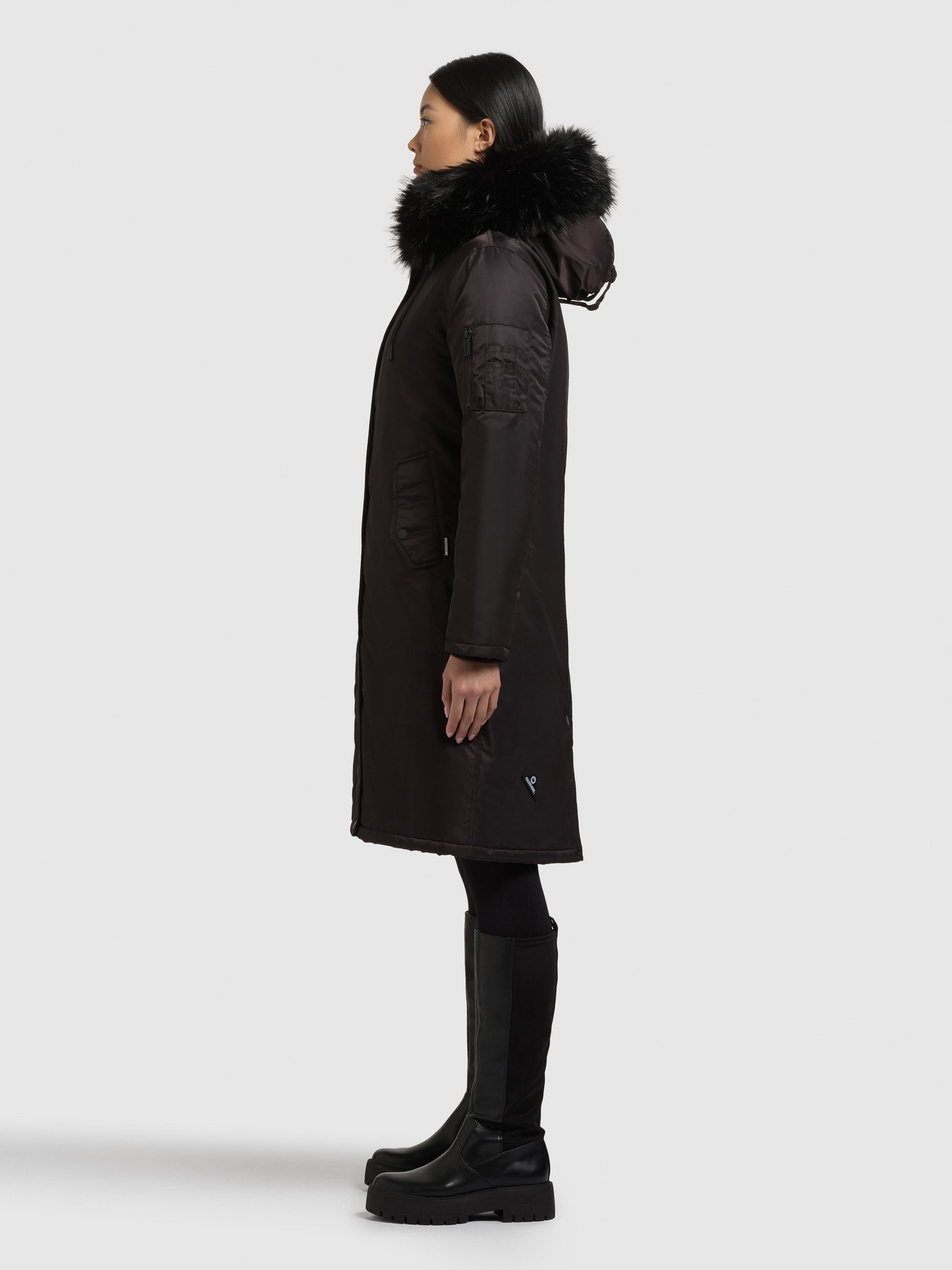 khujo-mantel-jilla-moody-plum-gl-nzend-damen-steppmantel-mit-kunstfell image 2