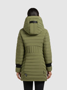 khujo-coat-nita4-fern-green-kurzmantel-tailliert-leicht image 3