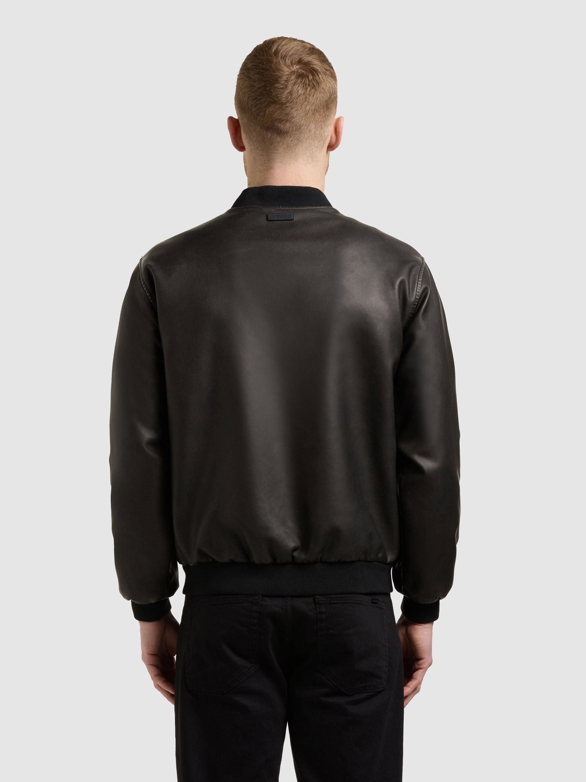 khujo-jacke-cale-vintage-black-blouson-herren-kunstleder image 3