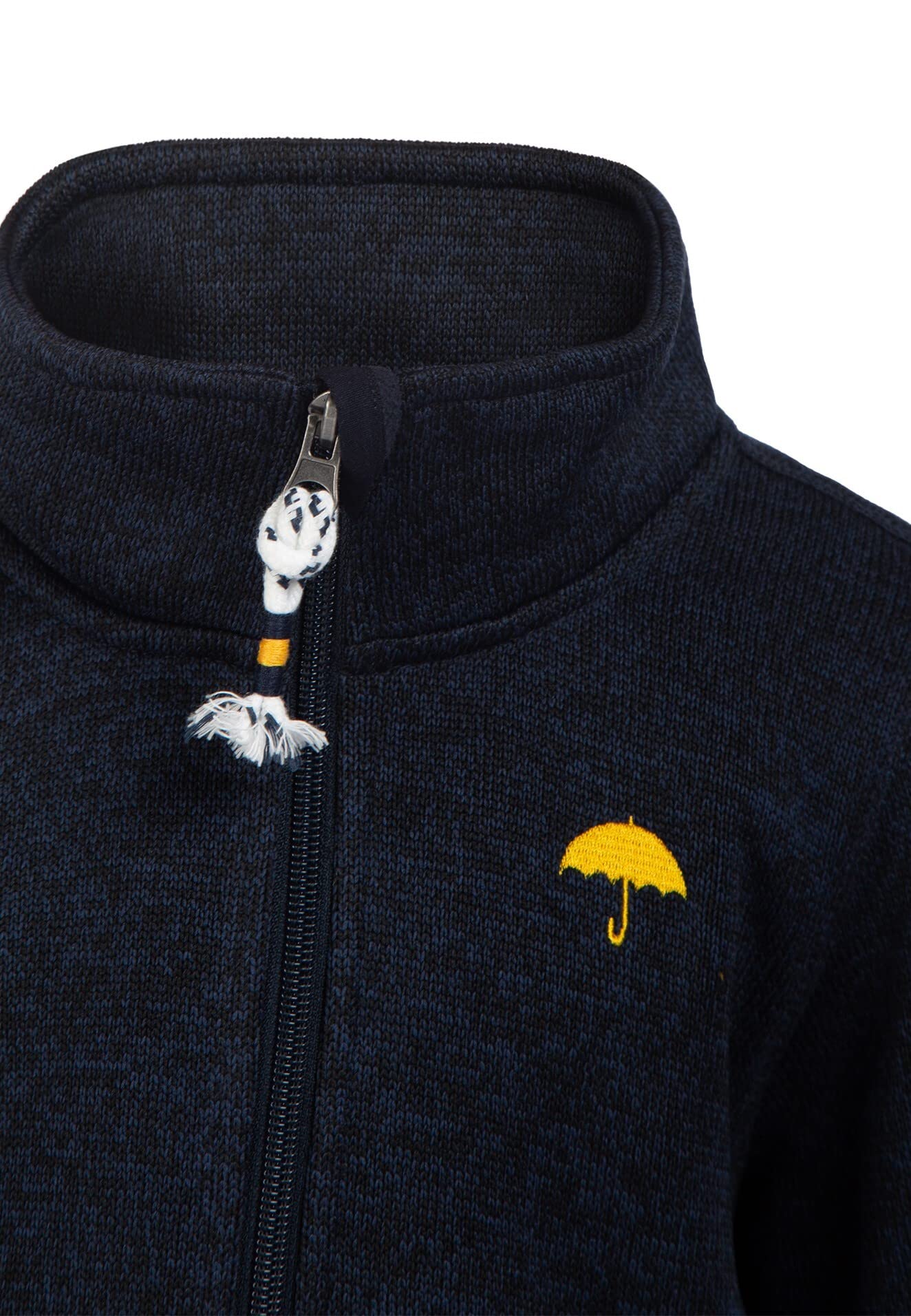 schmuddelwedda-m-dchen-strickfleecejacke-mit-stehkragen-und-fleece-innenseite image 2