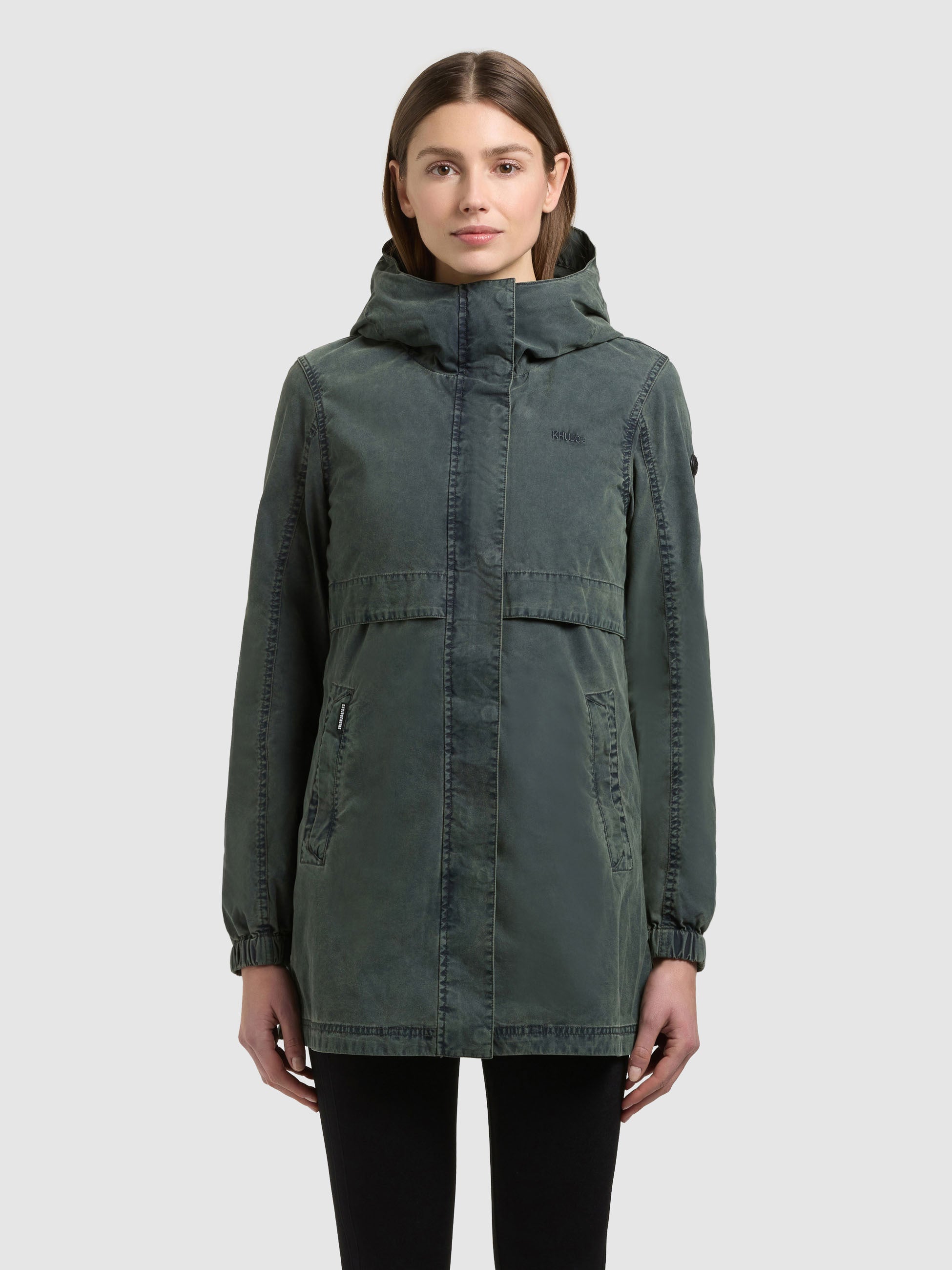 khujo-jacke-brava-black-olive-slim-fit image 4