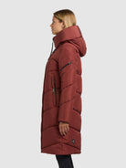 khujo-coat-jange-dark-red-damen-steppmantel-knielang image 5