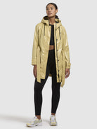 khujo-coat-dolea-yellow-green-wasserabweisender-trench-regenmantel image 6
