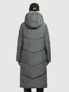 khujo-coat-sonje5-damen-steppmantel-gray-relaxed-fit-wadenlang image 3