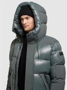 khujo-jacke-alst-steppjacke-foam-green-regular-fit-materialmix image 7
