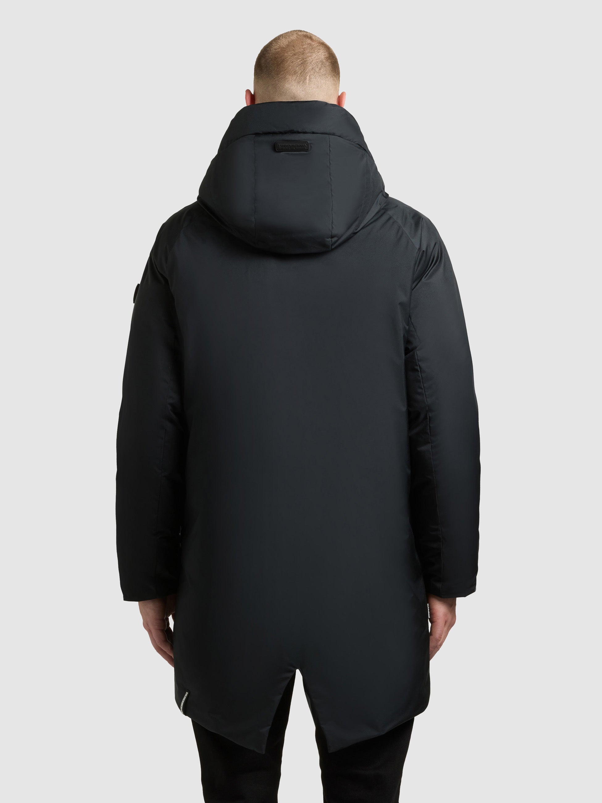 khujo-mantel-kenji-black-parka-kurzmantel-loose-fit image 3