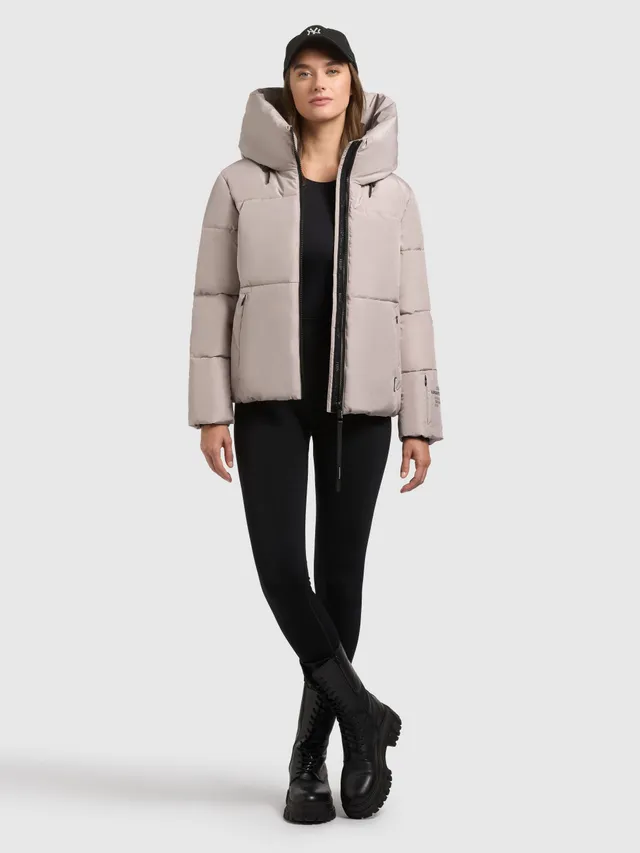 khujo-audrey-matt-jacke-damen-dusty-beige-h-ftlang-wattiert image 1