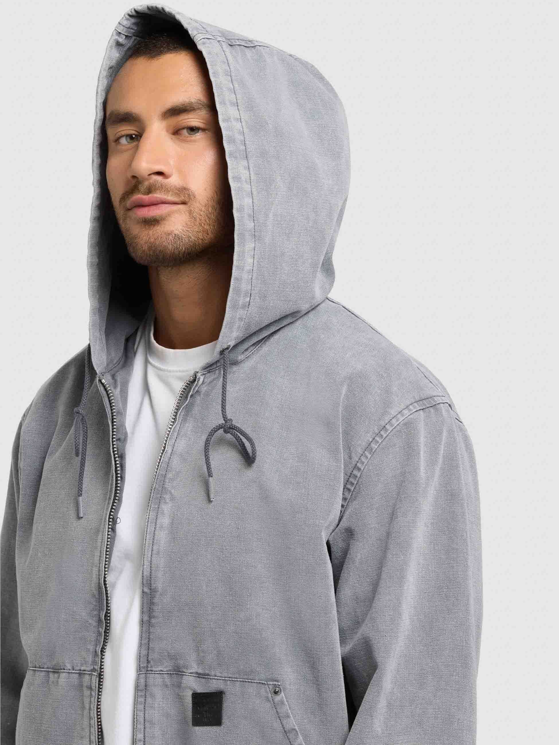 khujo-darrel-blousonjacke-grey-kapuzenjacke-mit-loose-fit image 8