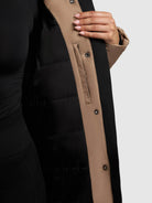 khujo-mantel-heather-cookie-beige-damen-steppmantel-kurz-wattiert image 8
