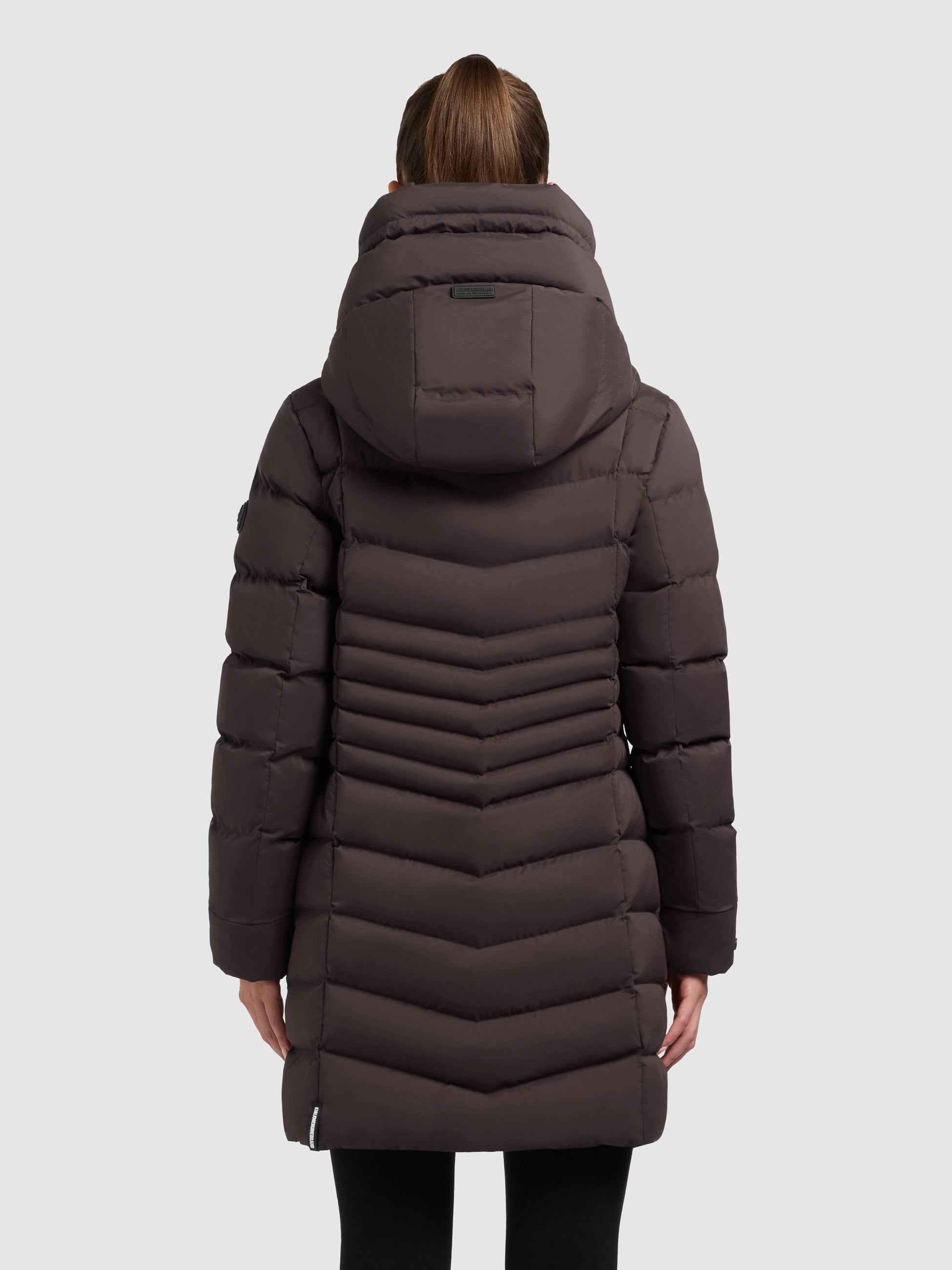 khujo-mantel-lava-moody-plum-damen-kurzmantel-slim-fit-wattiert image 3