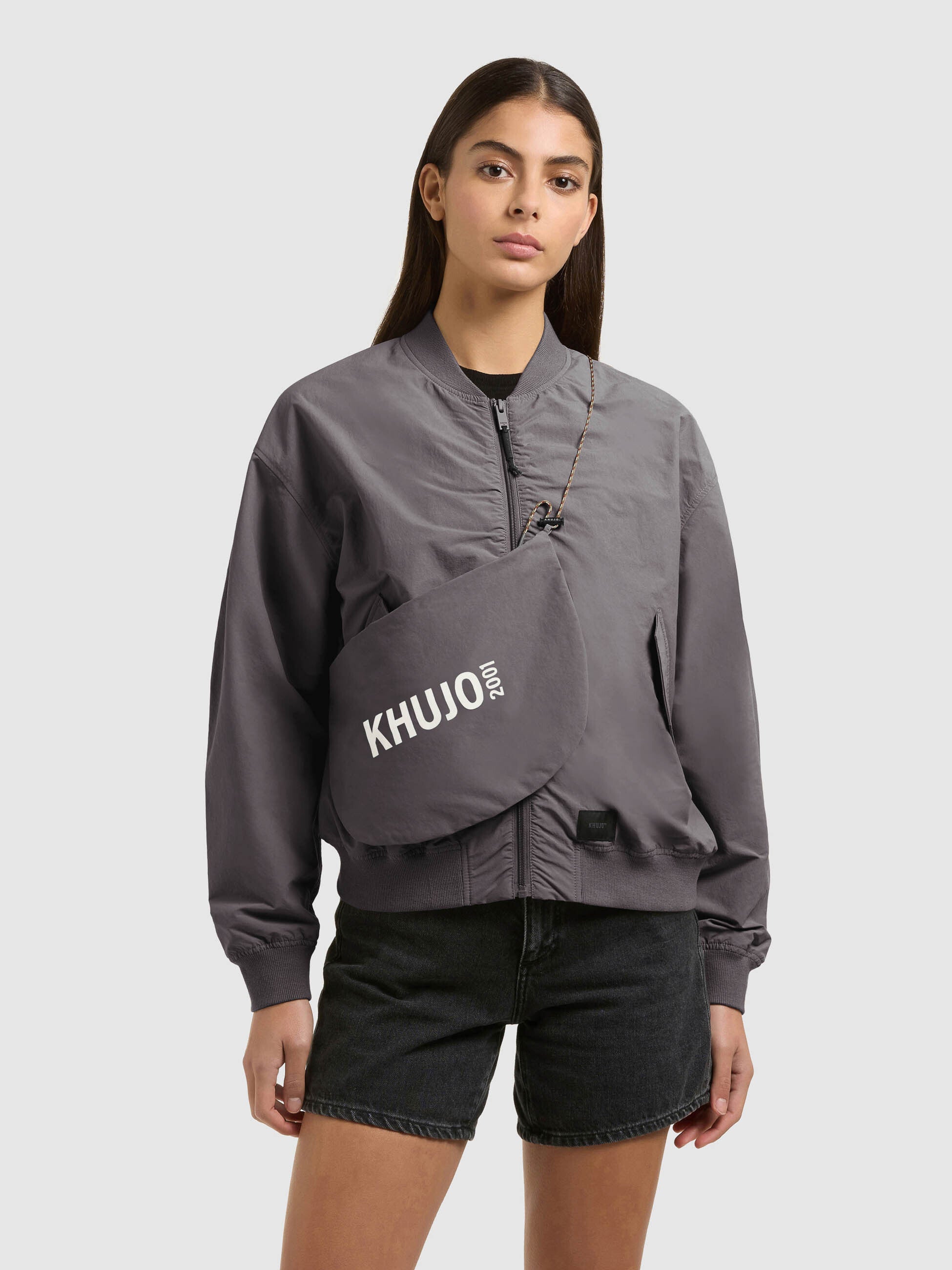 khujo-facee-damen-blouson-slate-grey-mit-tasche-h-ftlang-bomberjacke image 4