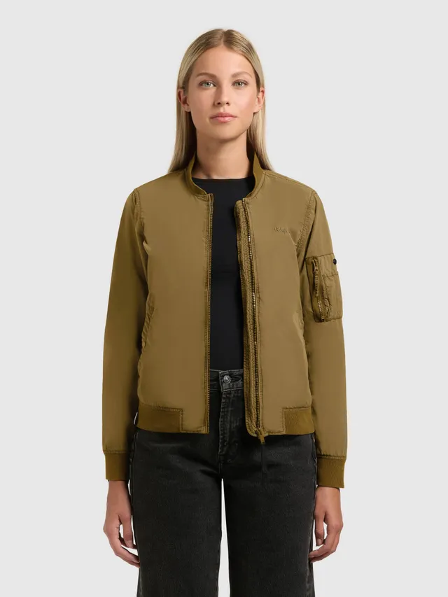 khujo-jacke-denz-canary-green-damen-bomberjacke-blouson image 1