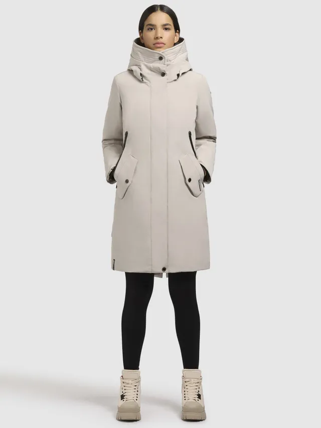 khujo-mantel-charlyn4-hellbeige-wattierter-kurzmantel-f-r-damen image 1