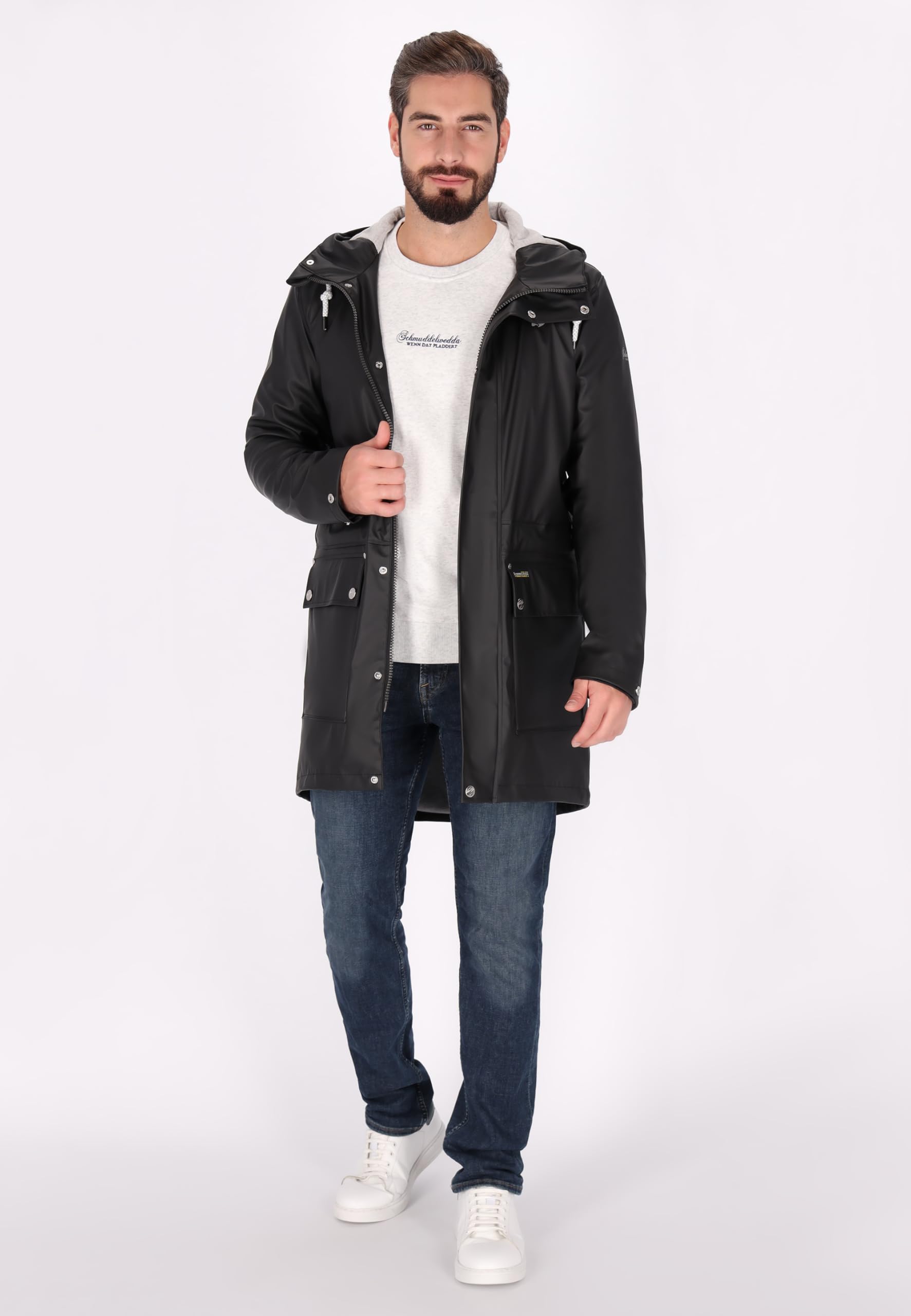 schmuddelwedda-herren-regenmantel-wetterfester-regenmantel image 2